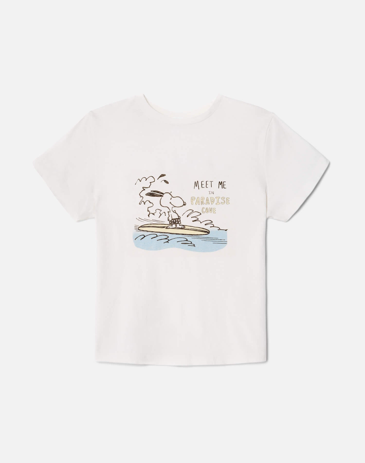 snoopy様1013 tender loin シャツ Classic Tee Snoopy Hang Ten - Vintage White – RE/DONE