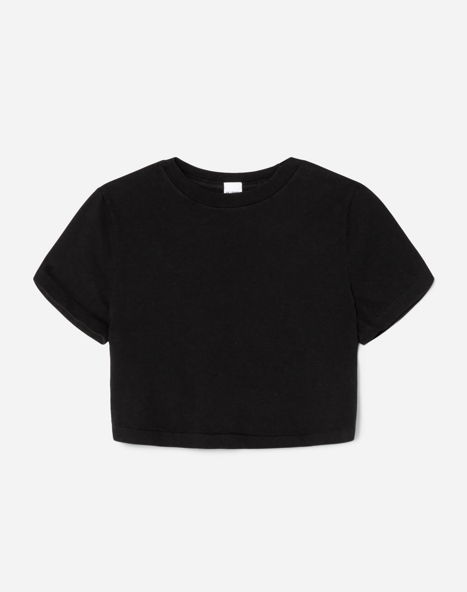 RE/DONE | Micro Tee in Black