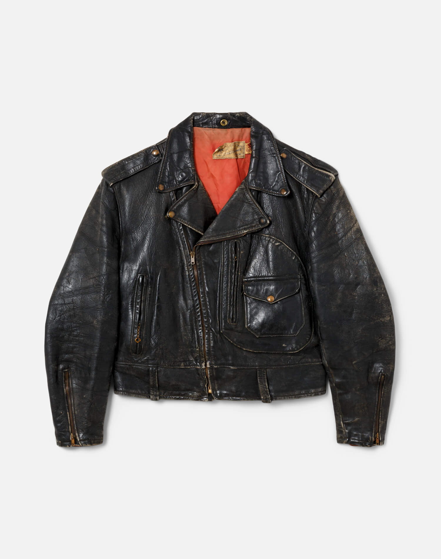 RE/DONE Vintage 50s Leather Moto Jacket
