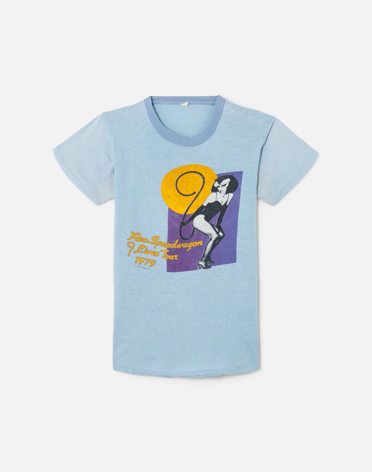 Reo Speedwagon Lives Tour 1979 Tee -#28