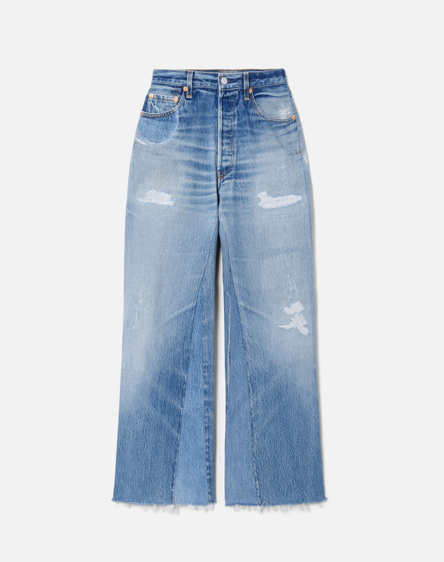 Levi's High Rise Wide Leg Crop Indigo1