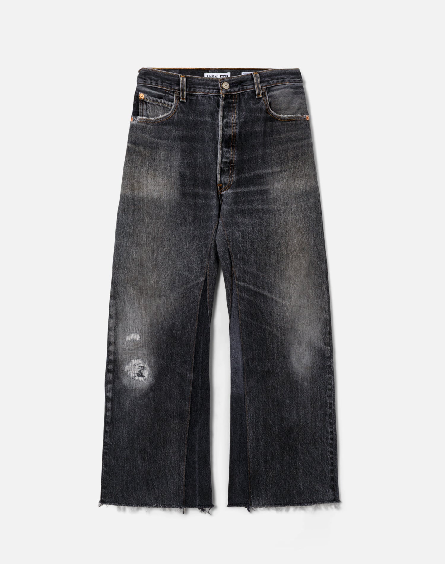 Levi's Black High Rise Wide Leg Crop