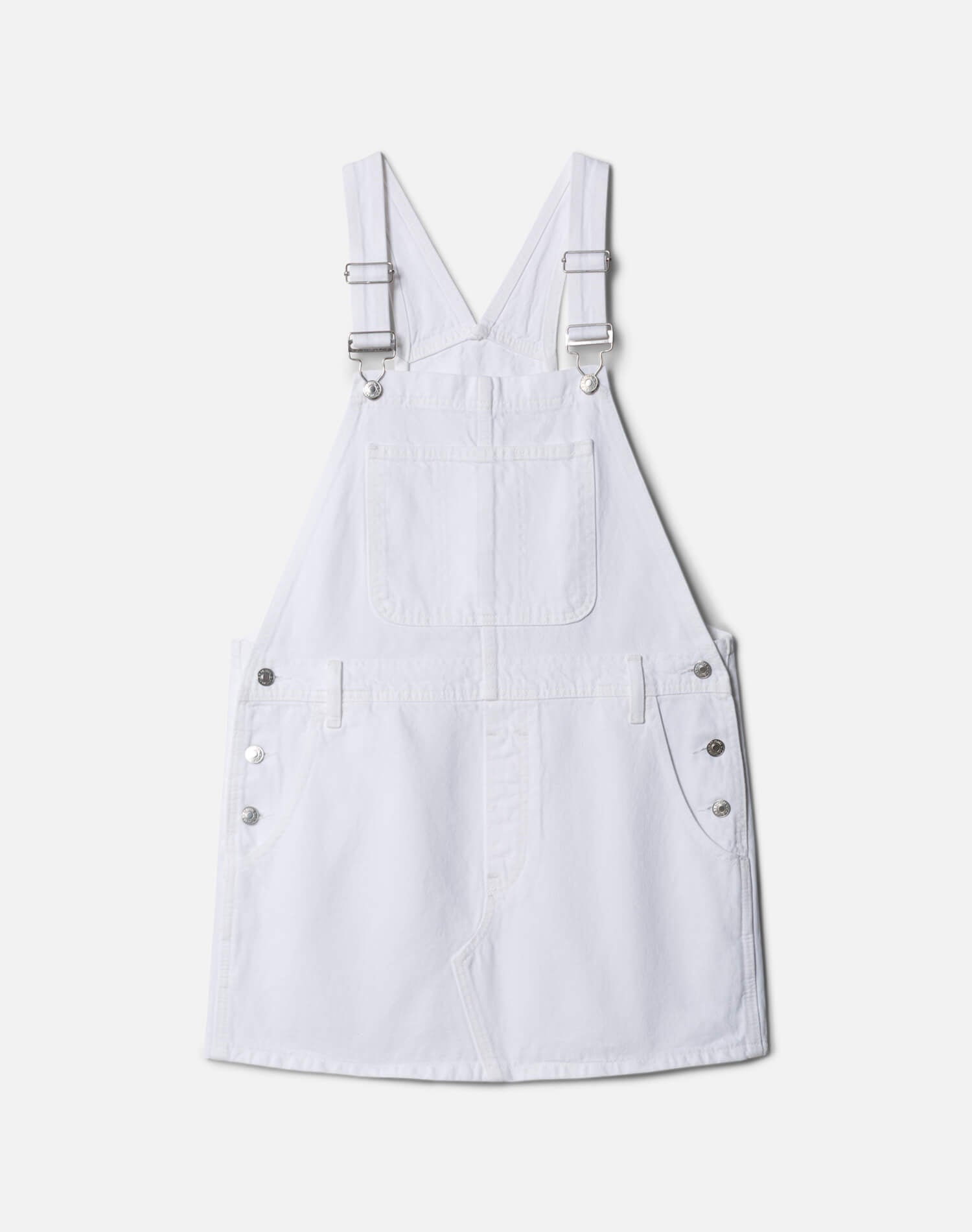 RE/DONE The Overall Dress in White