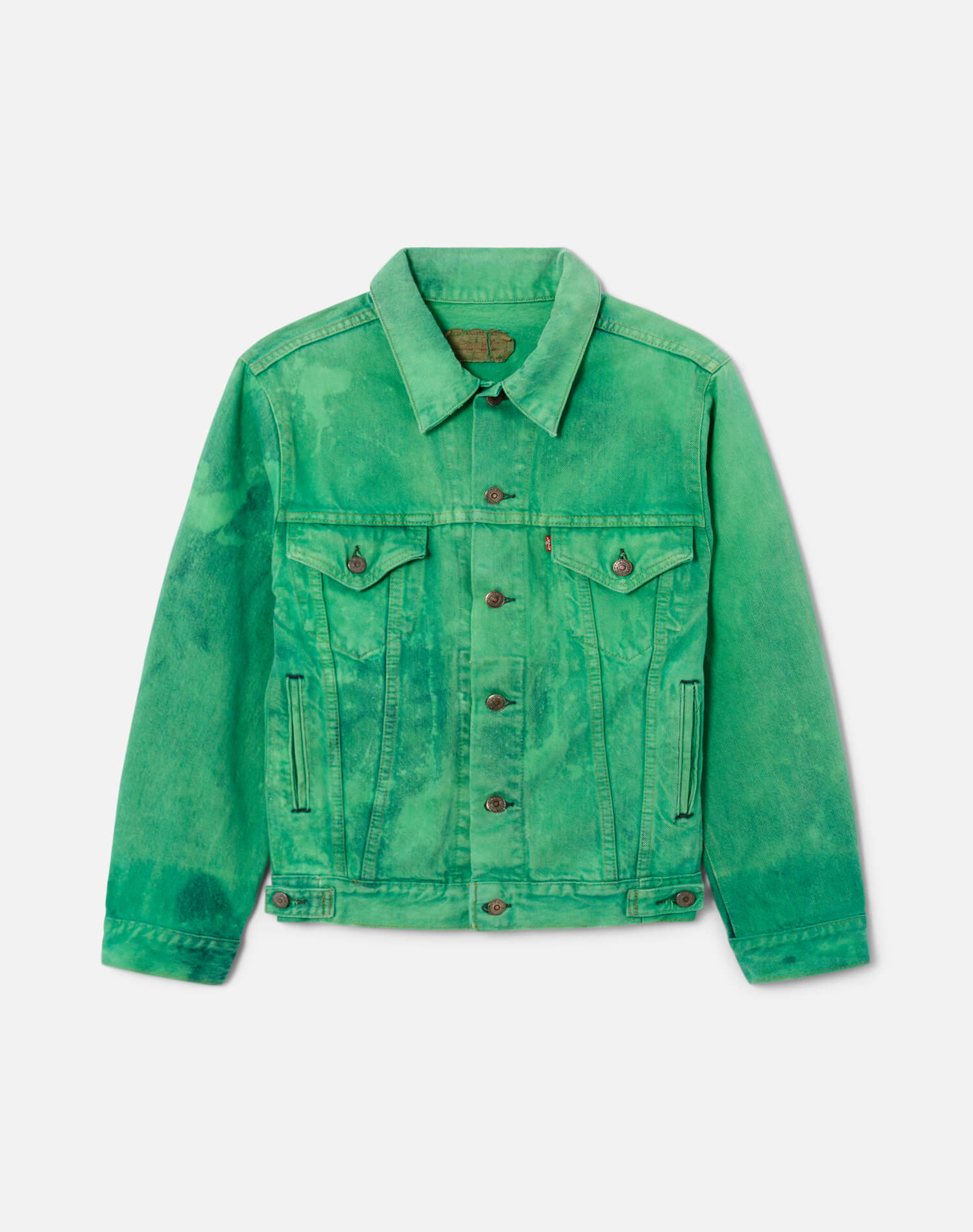 NWT Levi’s Premium Vintage Fit Trucker Jacket high quality Men’s Large Teal Alhambra Green