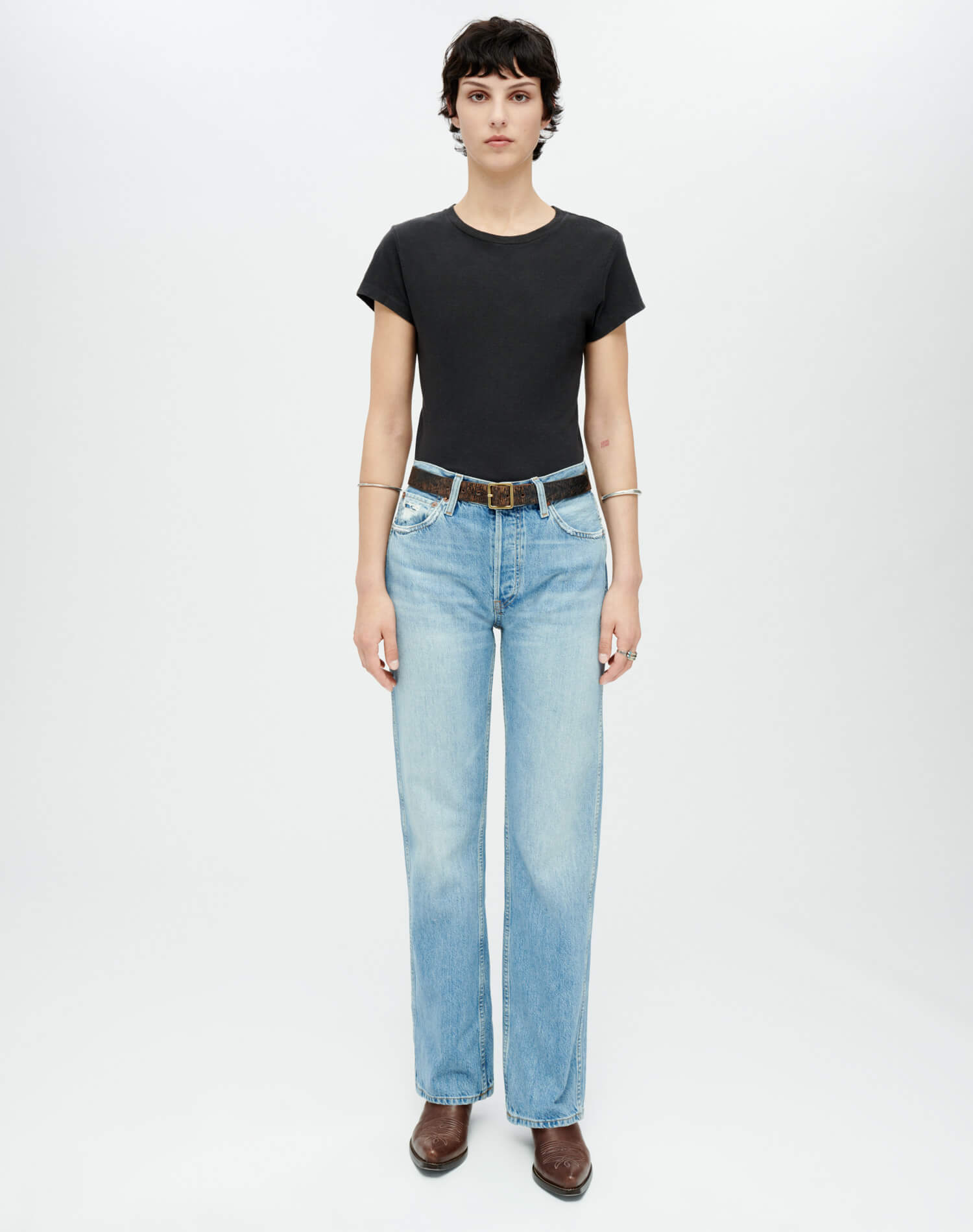 RE/DONE Jeans | High Rise Loose in Worn Blue