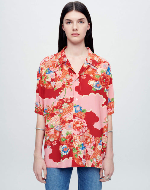 ʻOhai Red Aloha Shirt