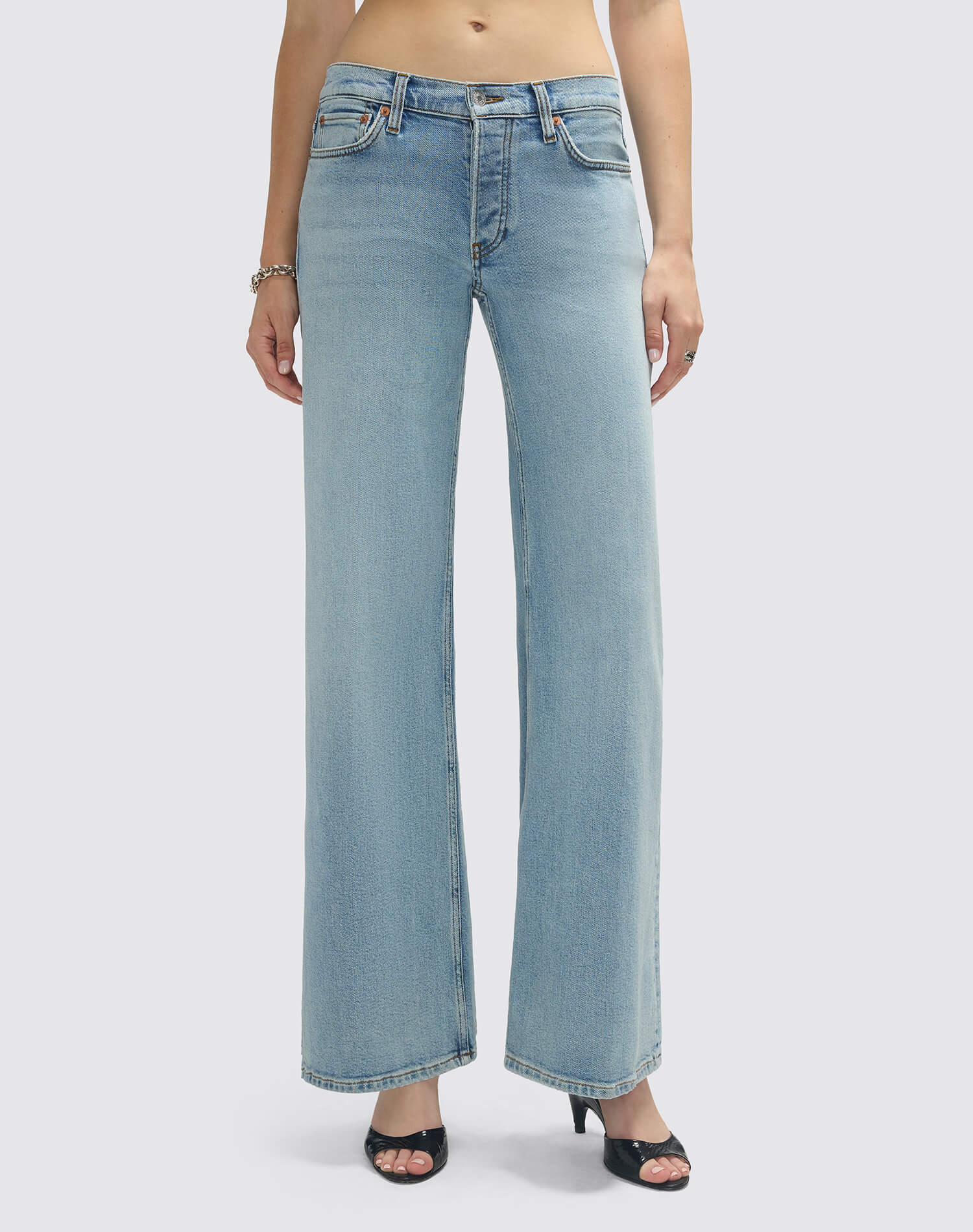 RE/DONE DENIM | Comfort Stretch Laurel in Mid 90s