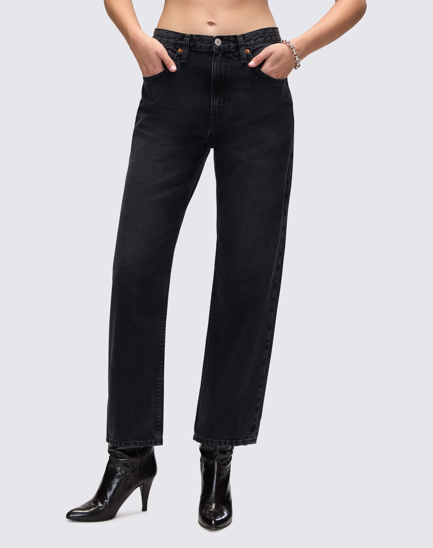 ONLY ONLREESE REG RETRO FLARED DNM BOX