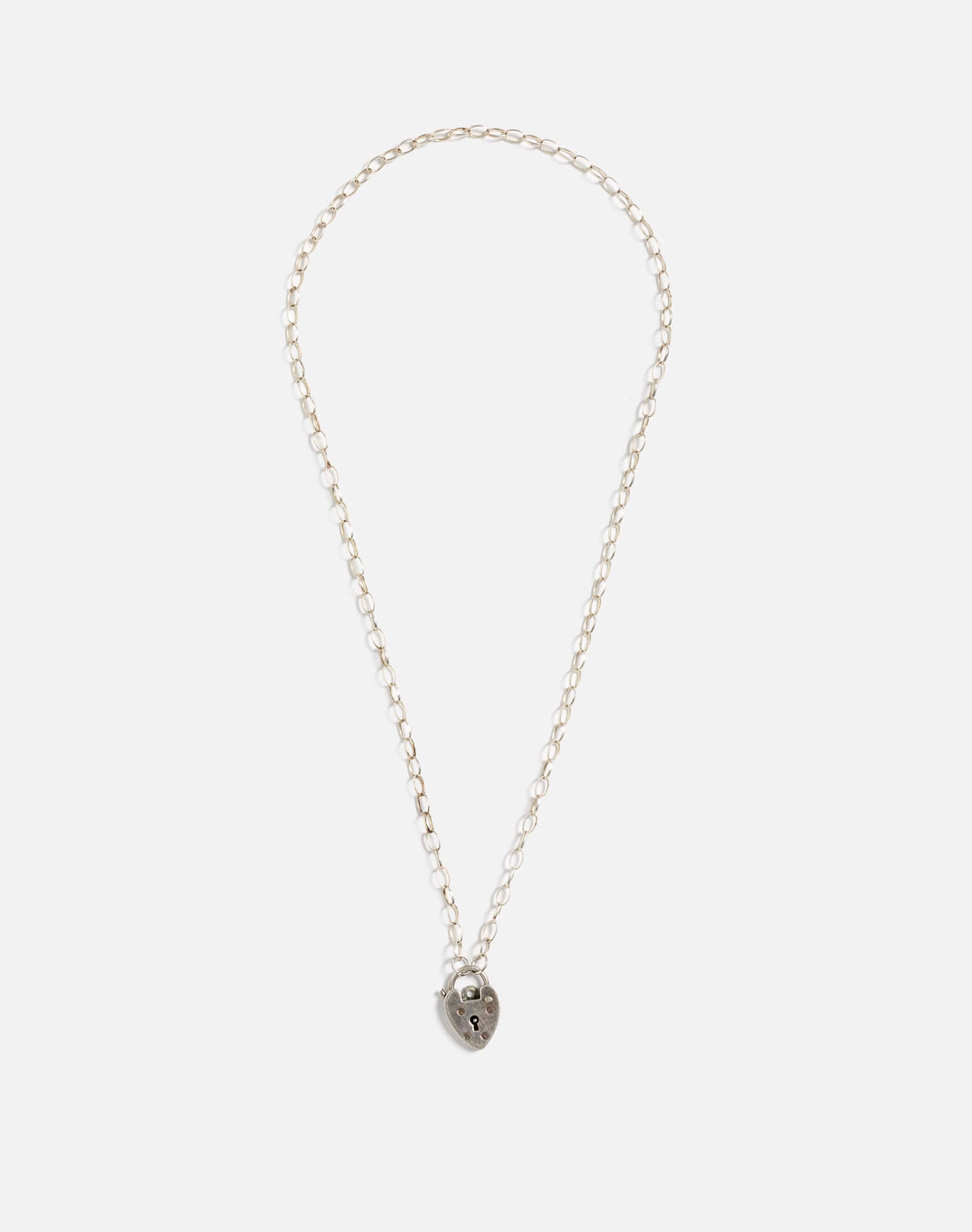 60s Heart Padlock Necklace - #26