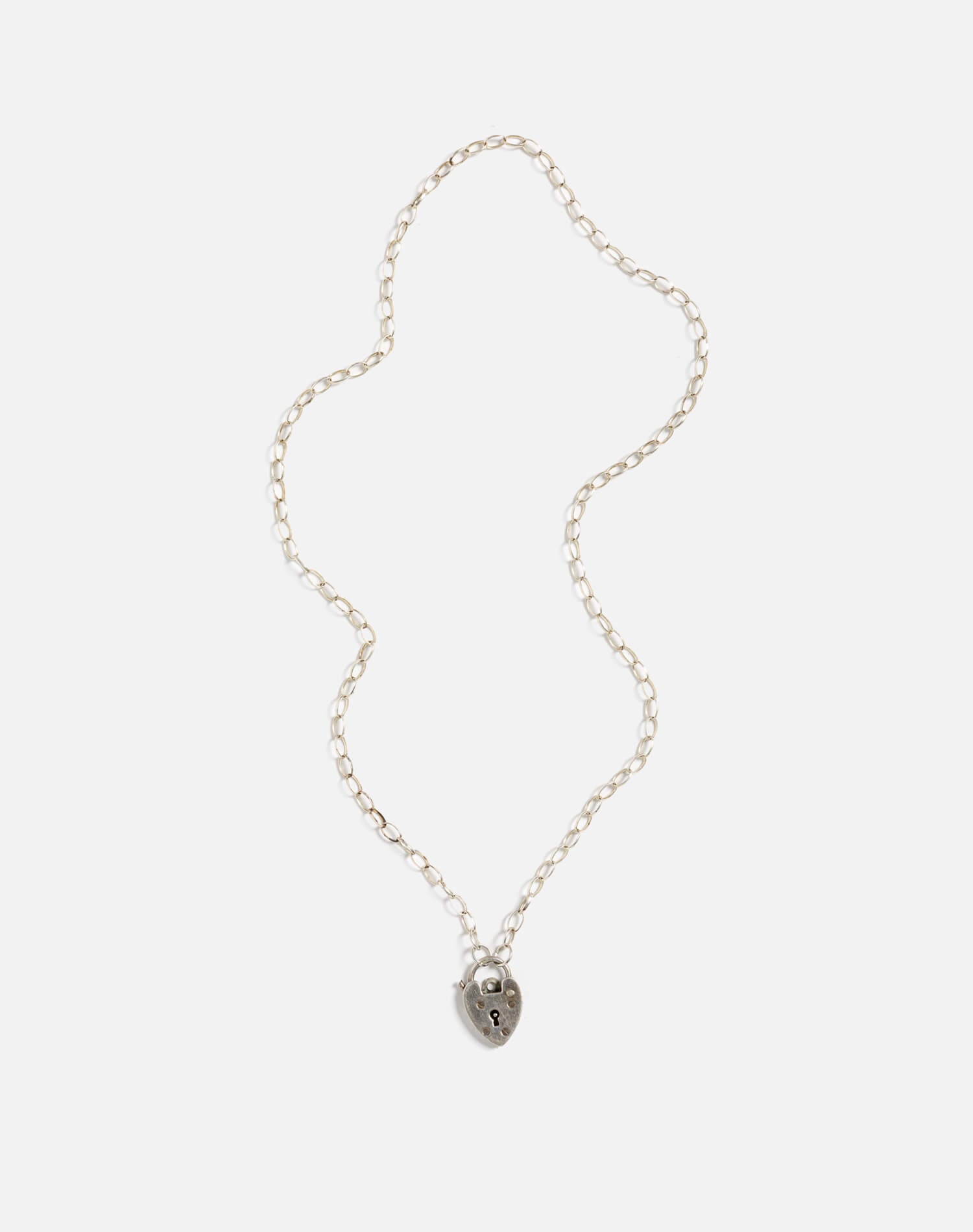 60s Heart Padlock Necklace - #26