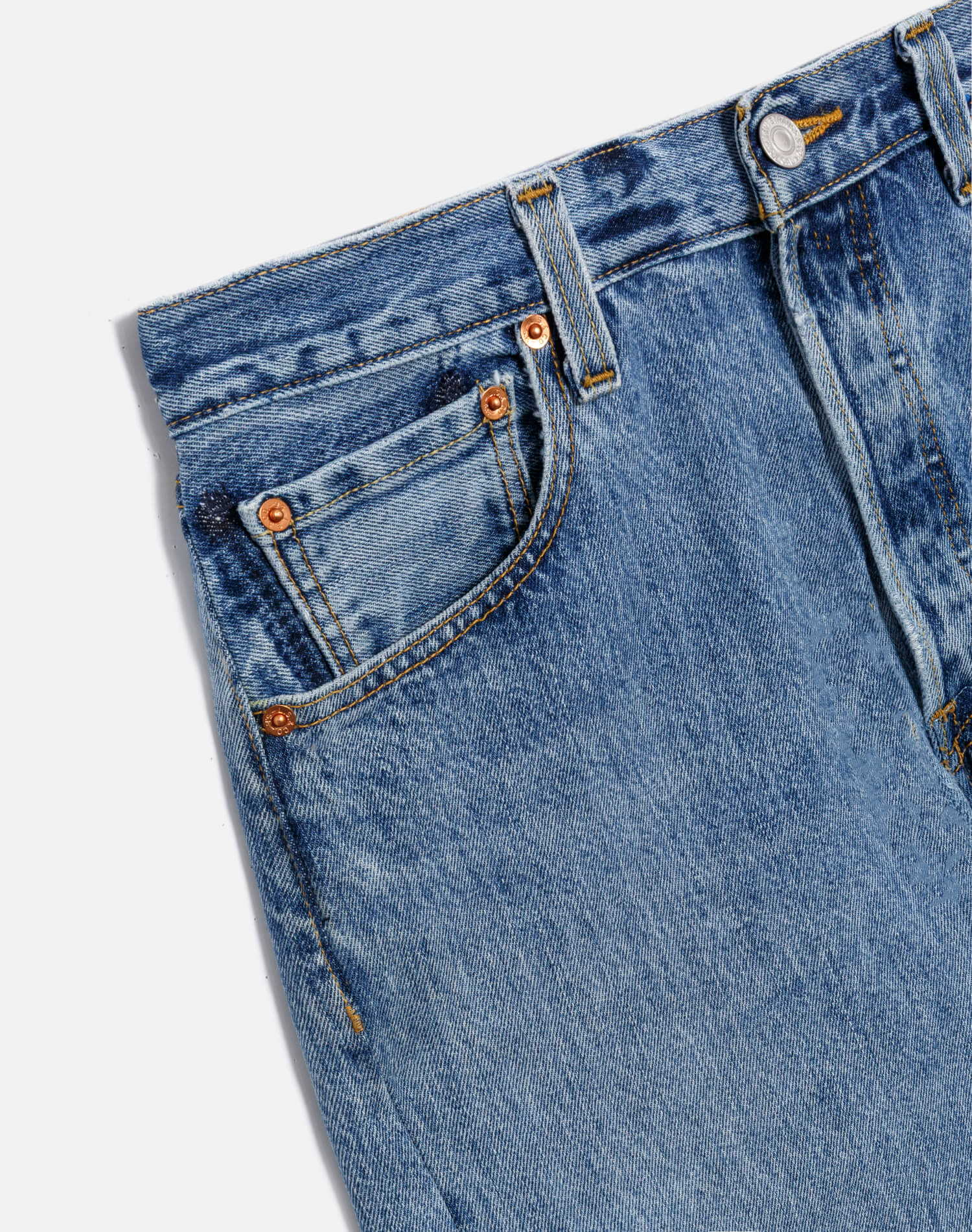 Levi's Mid Rise Slim Straight - Indigo