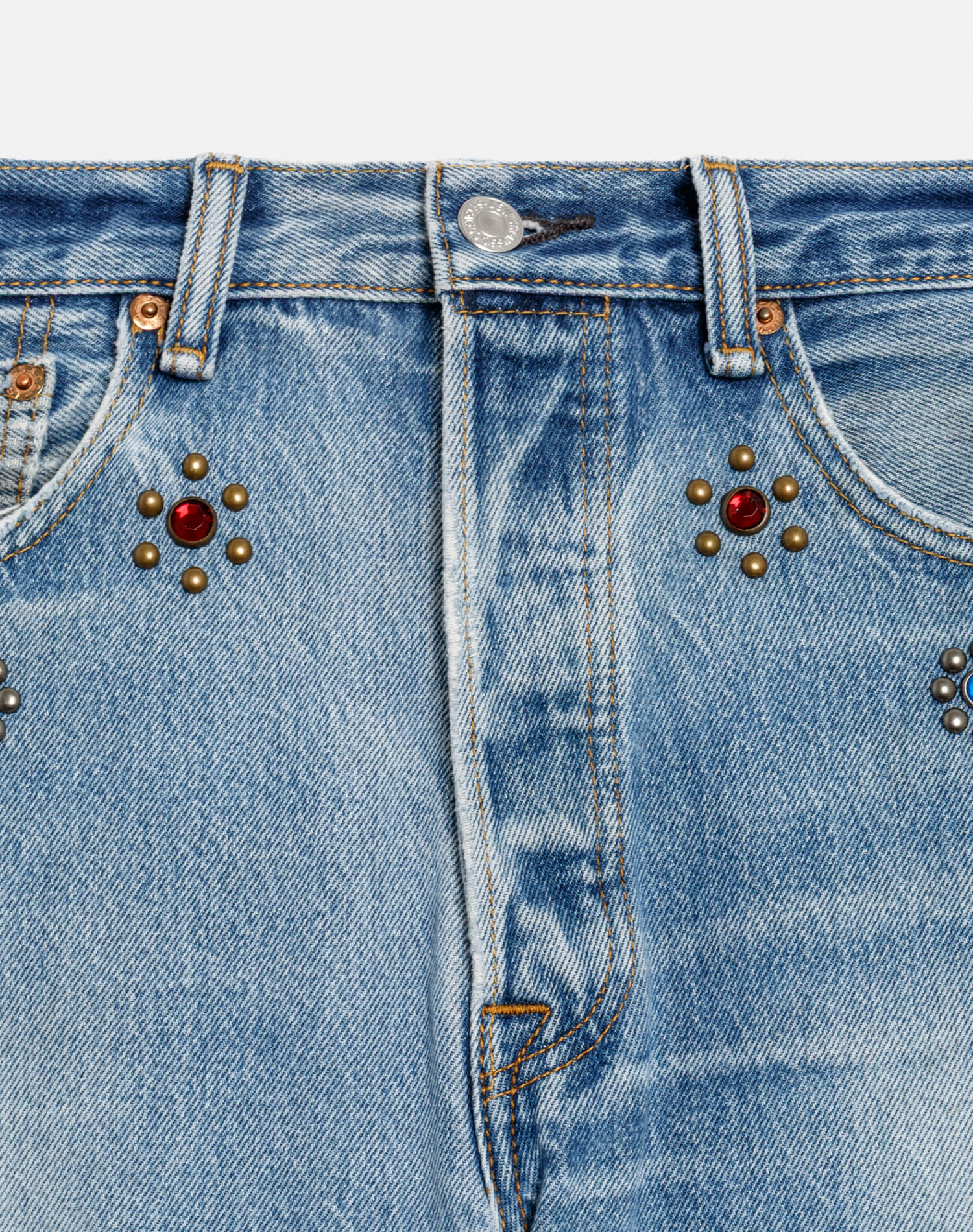 Levi's Studded Boyfriend Jean - Indigo Bloom Stud