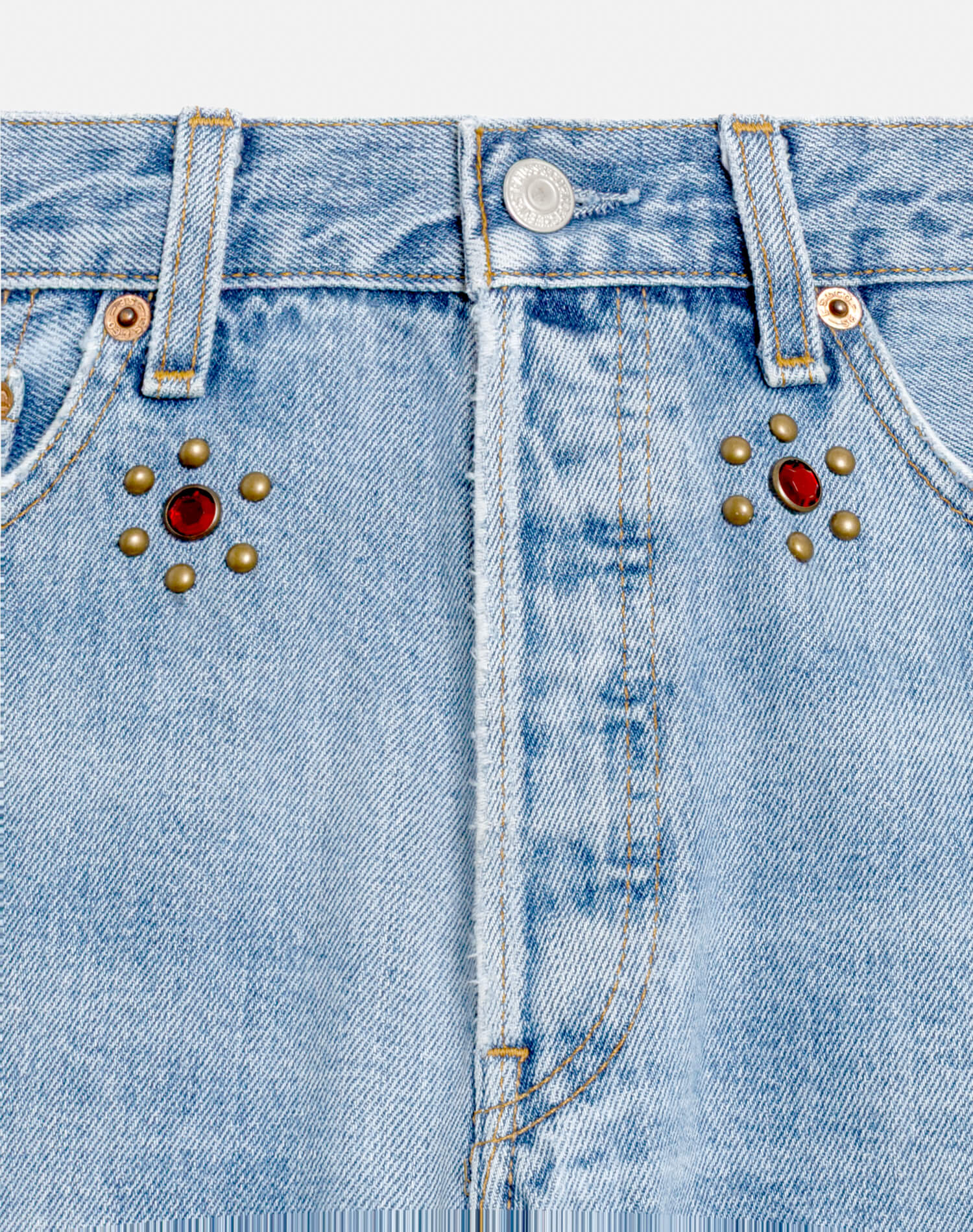 Levi's Studded Boy Short - Indigo Bloom Stud