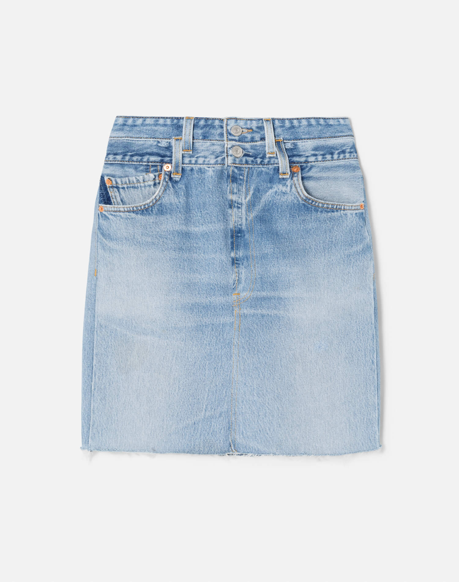 Levi's Double Waisted Pencil Skirt - Indigo (Retail)