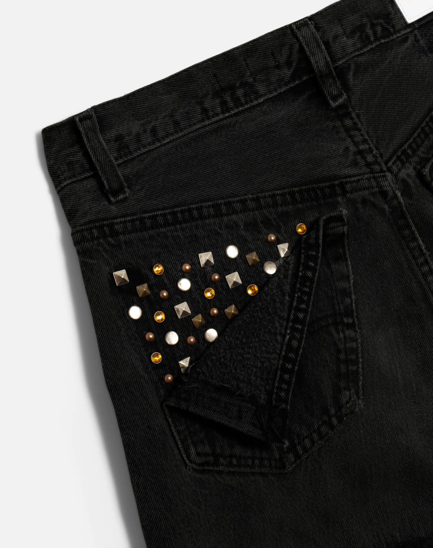 Levi's Multi Stud Boyfriend Jean - Black Multi Stud