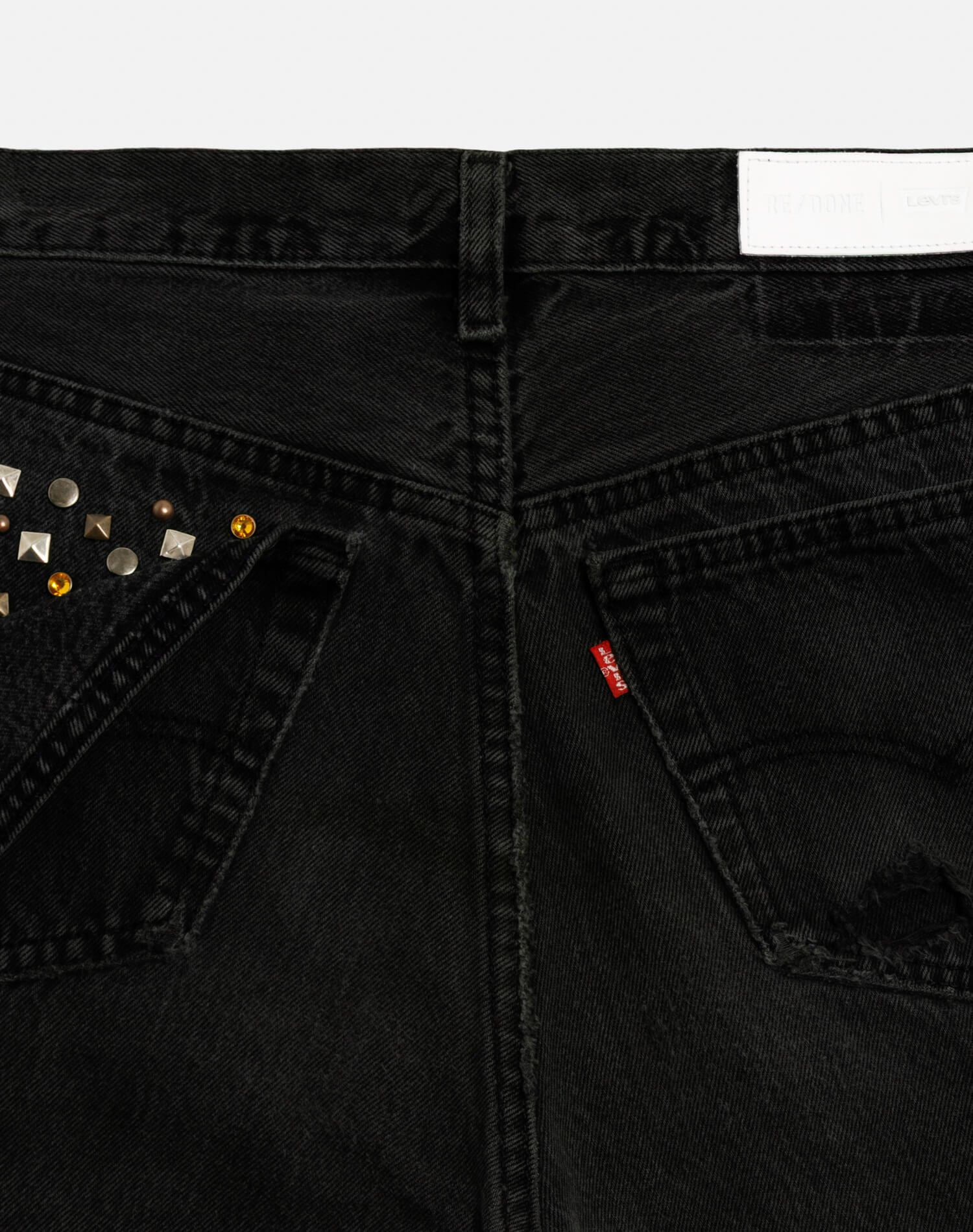 Levi's Multi Stud Boyfriend Jean - Black Multi Stud