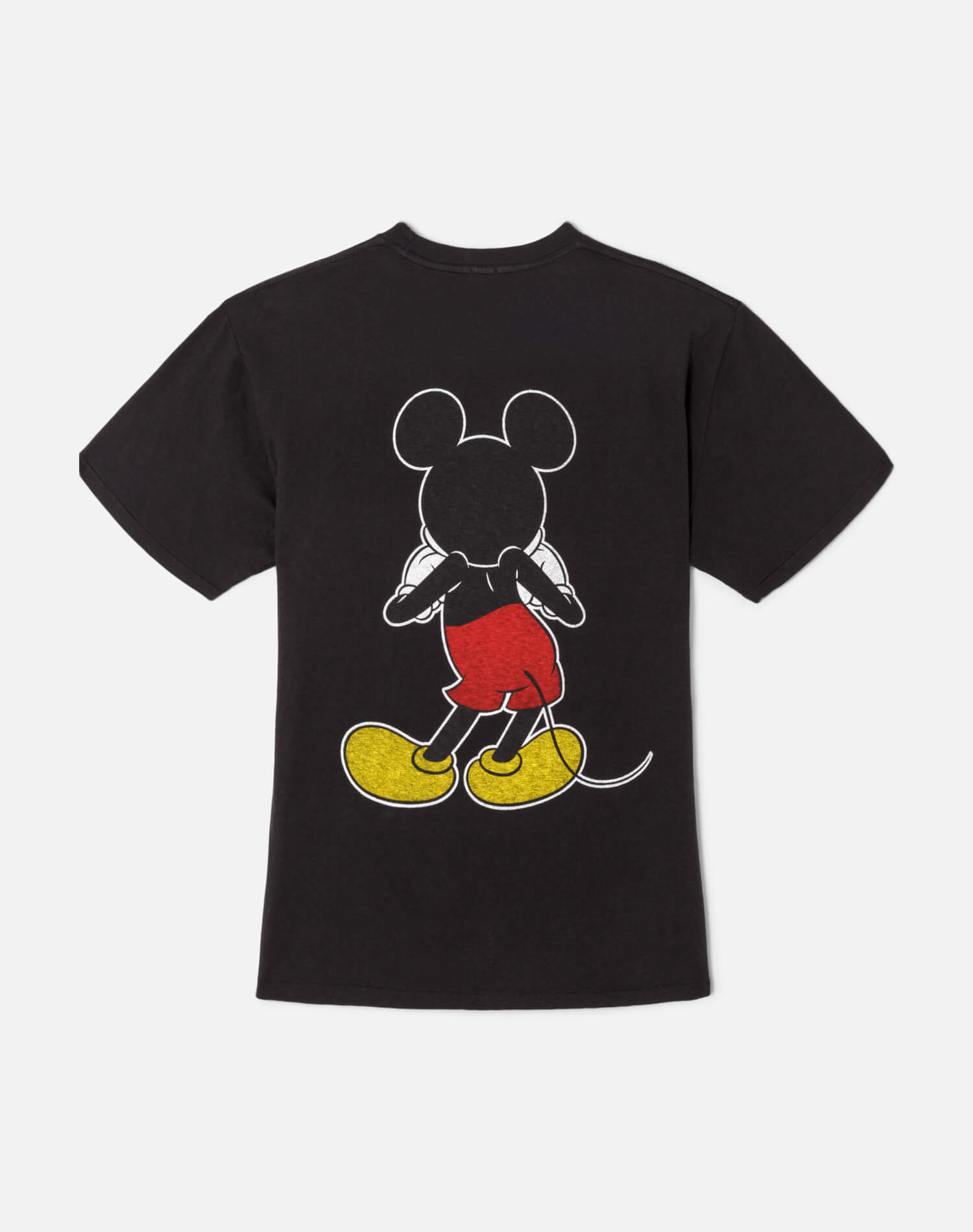 Boyfriend "Silly Mickey Mouse" Tee - Washed Black