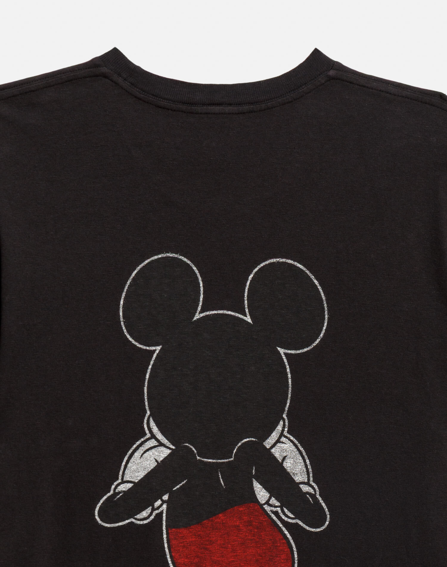Boyfriend "Silly Mickey Mouse" Tee - Washed Black