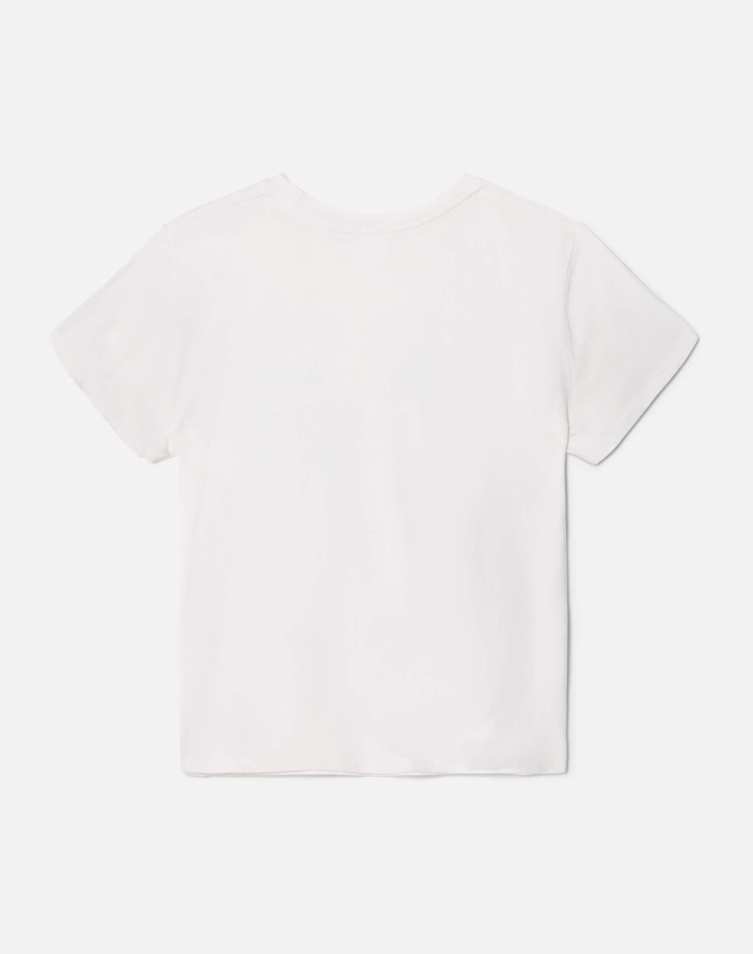 Boyfriend Tee Flowers - Vintage White