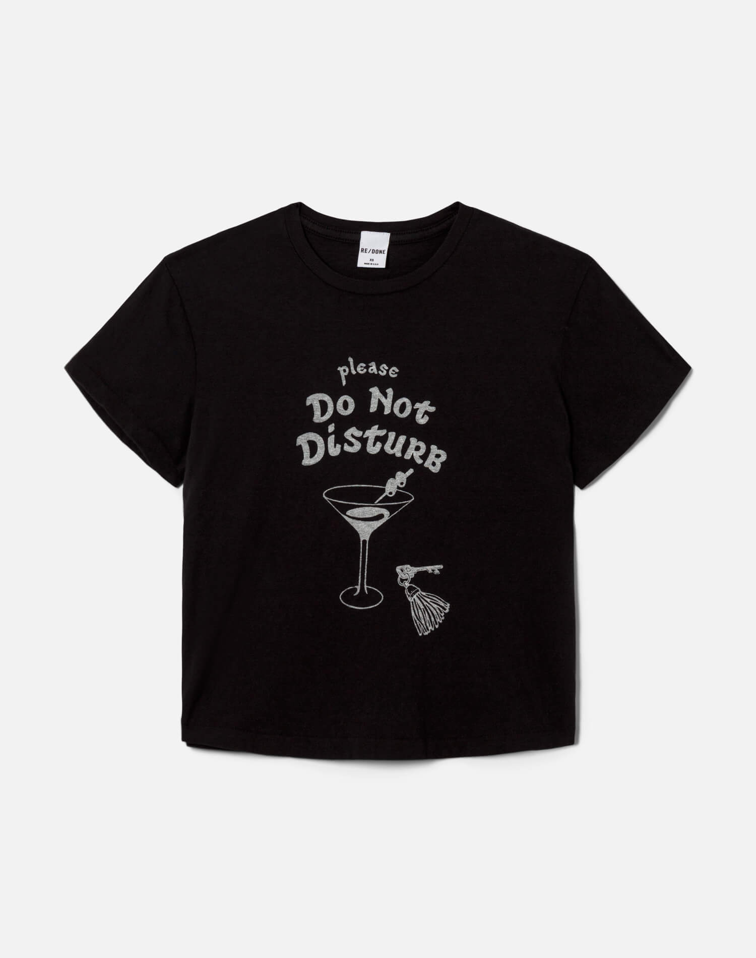 50s Boxy Tee DND - Washed Black