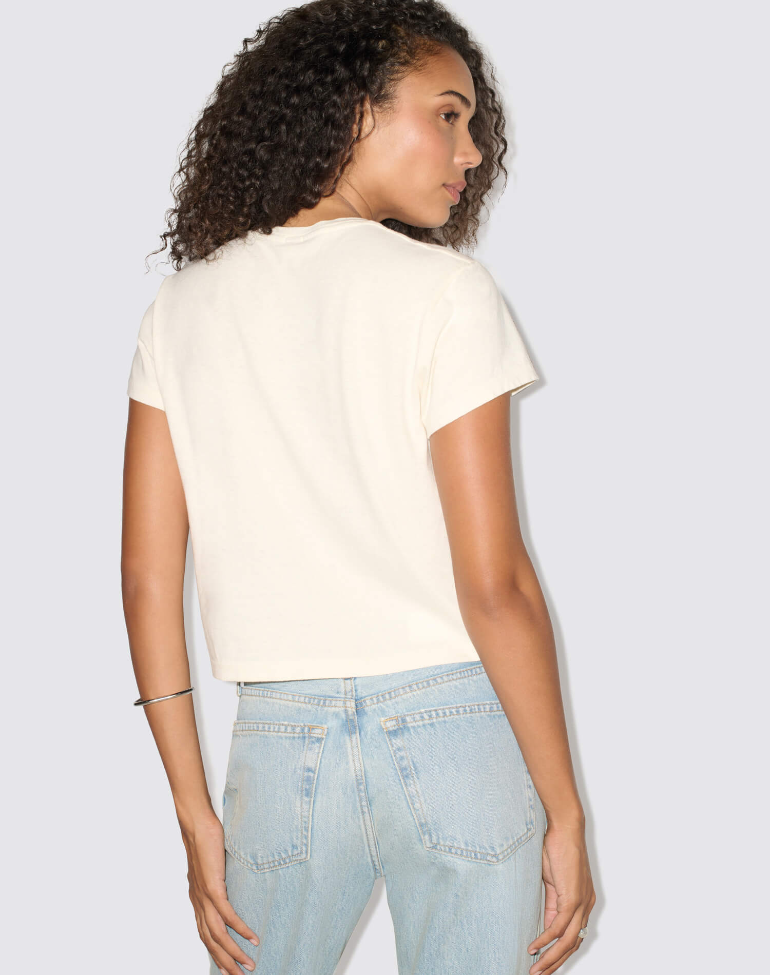 50s Boxy Tee Scaries - Vintage White