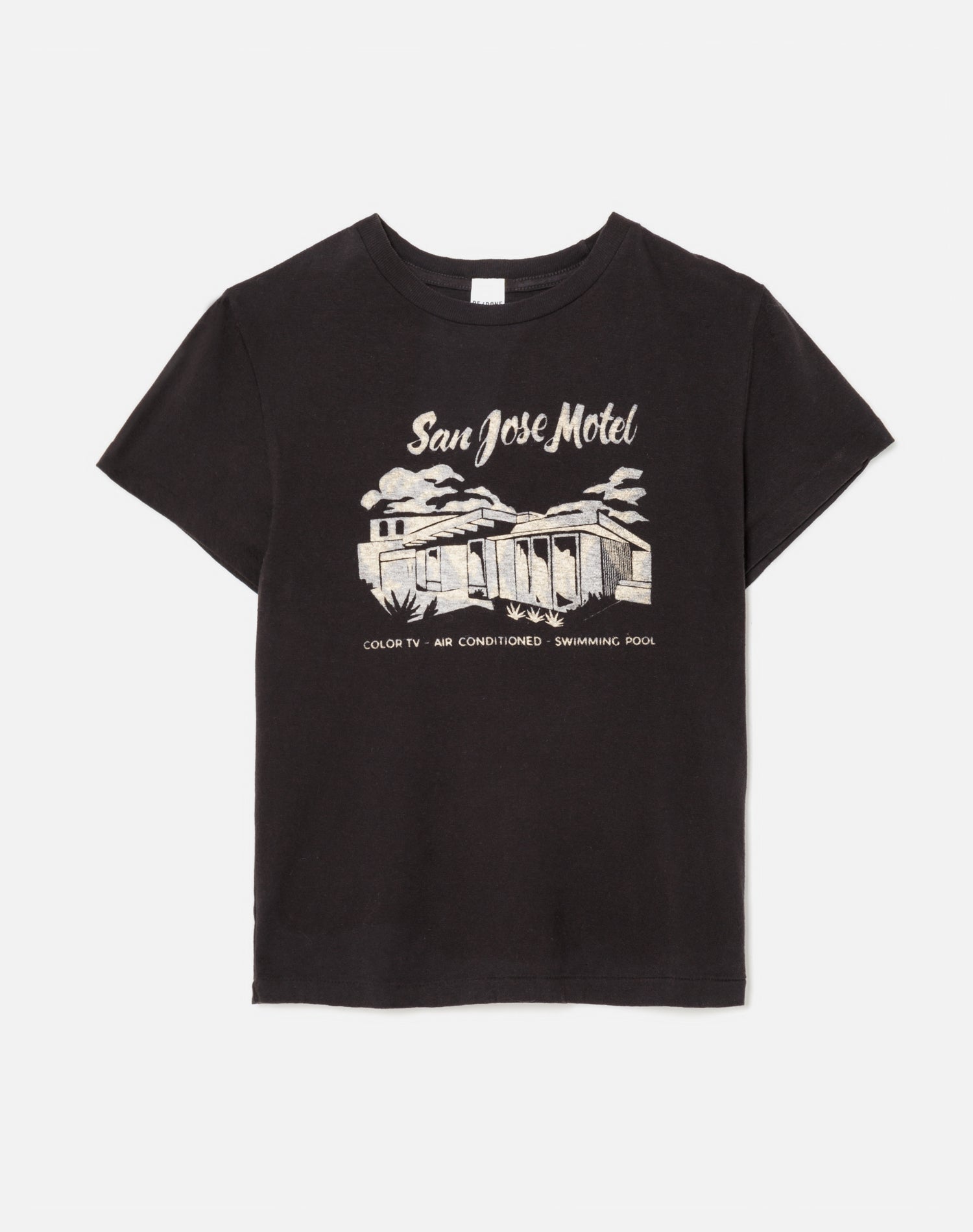 Classic Tee San Jose Motel - Washed Black