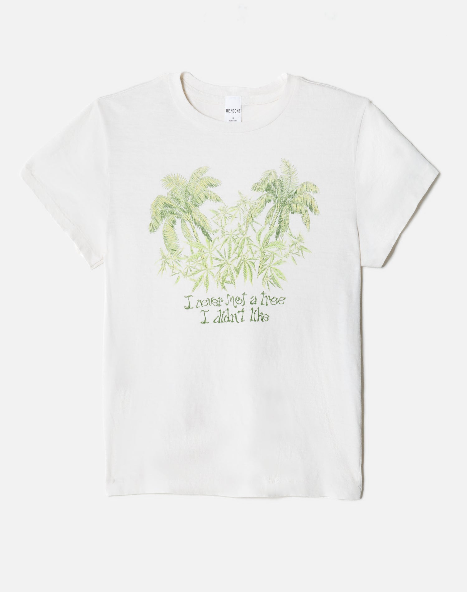 Classic "Tree I Didn't Like" Tees - Vintage White