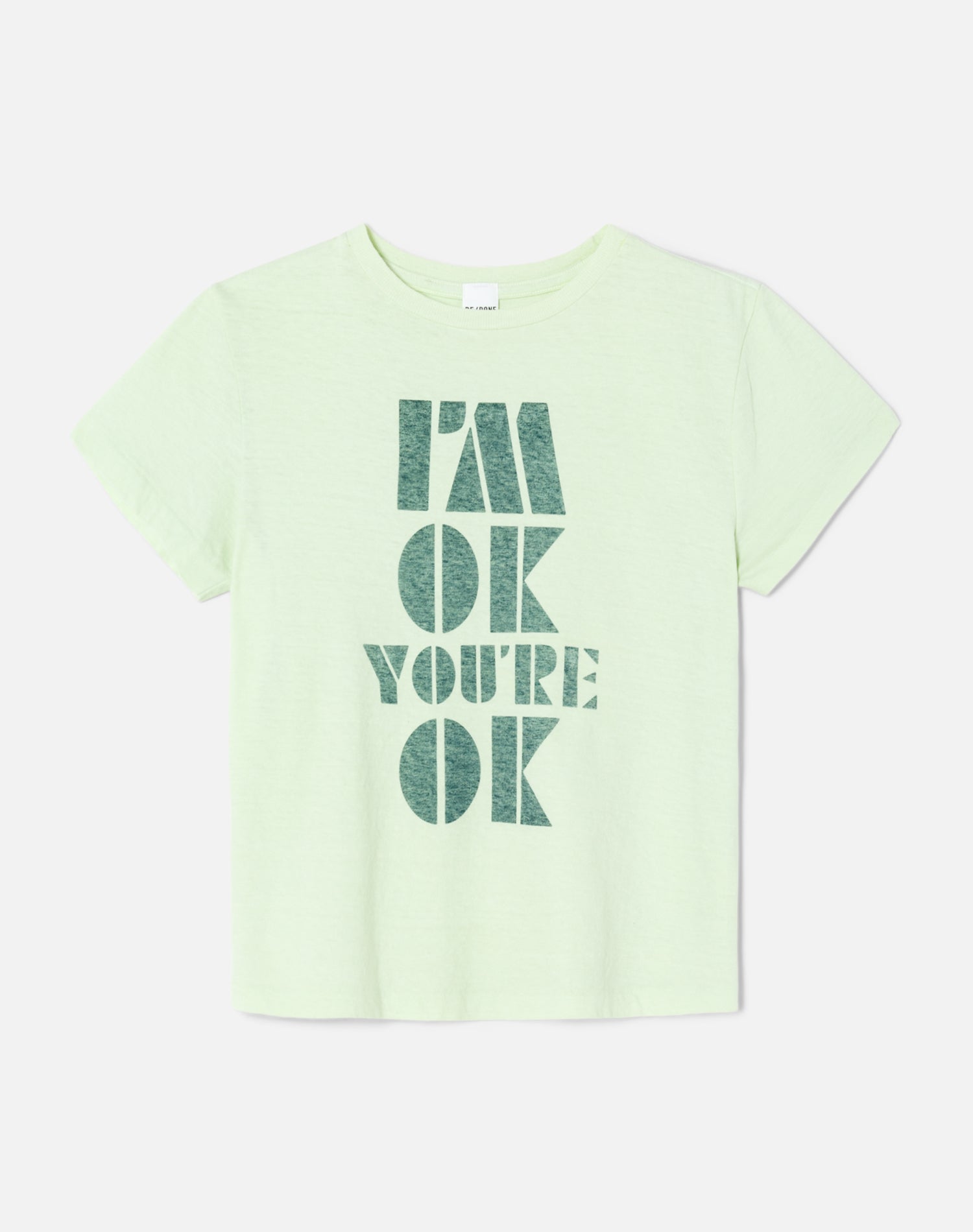 Classic "I'm OK" Tee - Pistachio