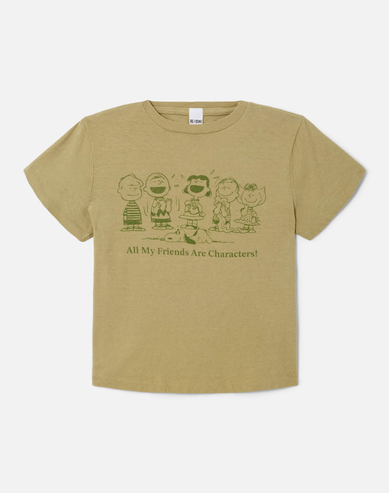 Classic "Peanuts Characters" Tee - Light Cedar
