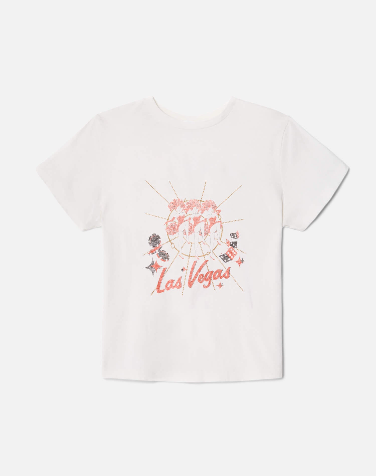 Classic "Vegas" Tee - Vintage White