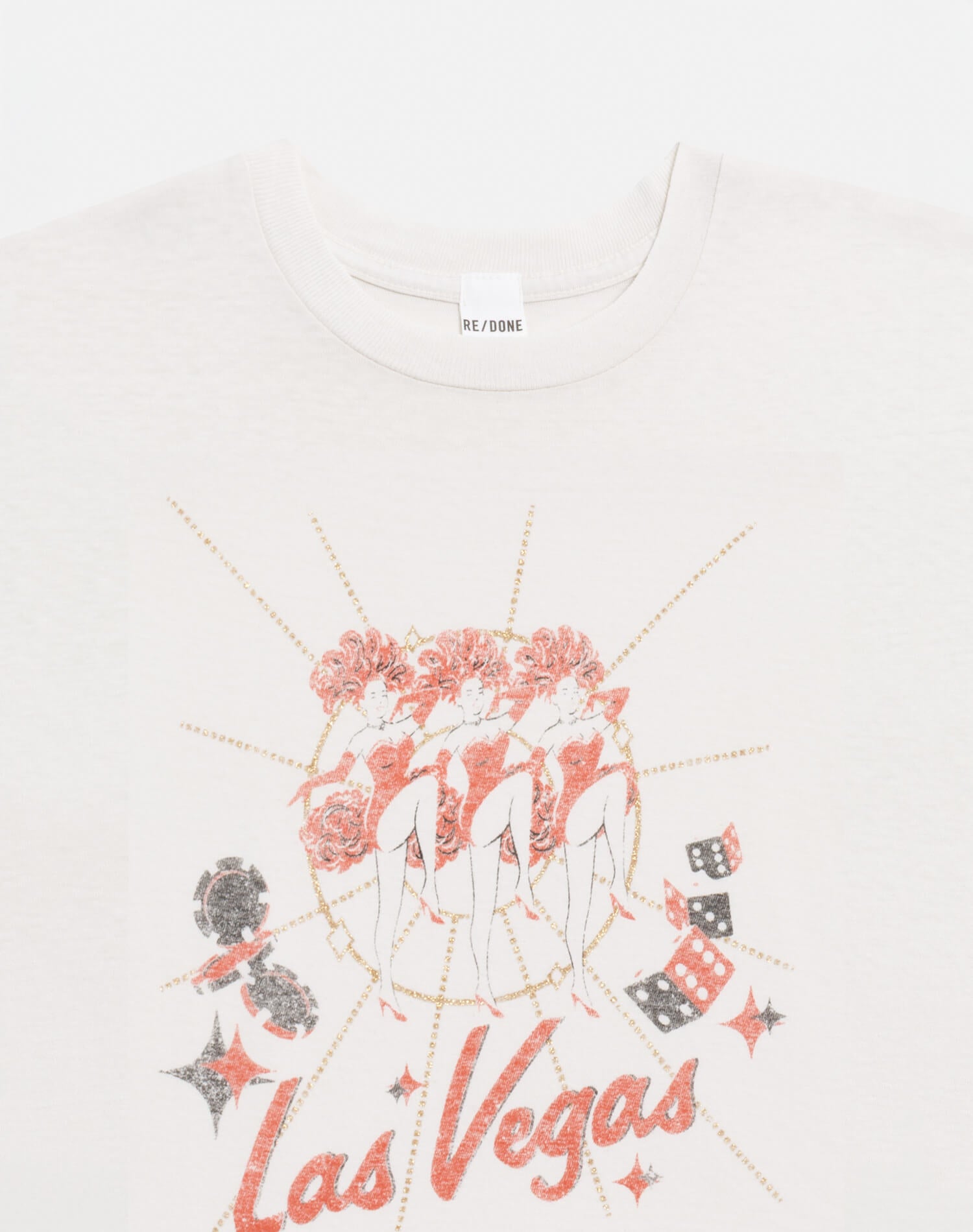 Classic "Vegas" Tee - Vintage White