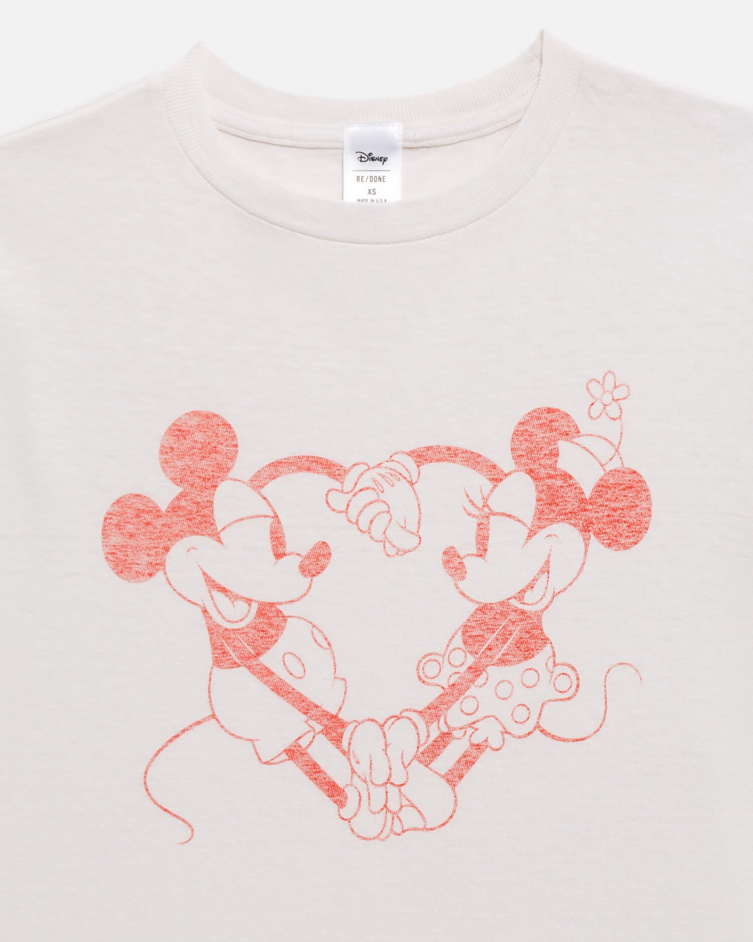 Classic "Disney Heart Hands" Tee - Vintage White
