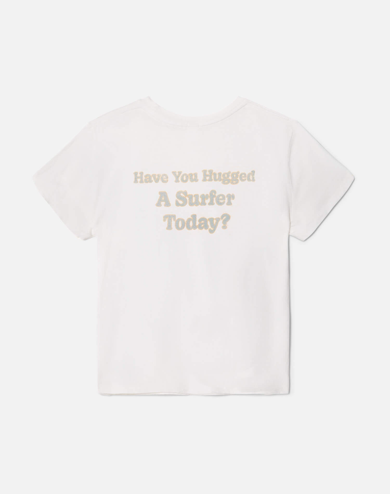 Classic "Hug a Surfer" Tee - Vintage White