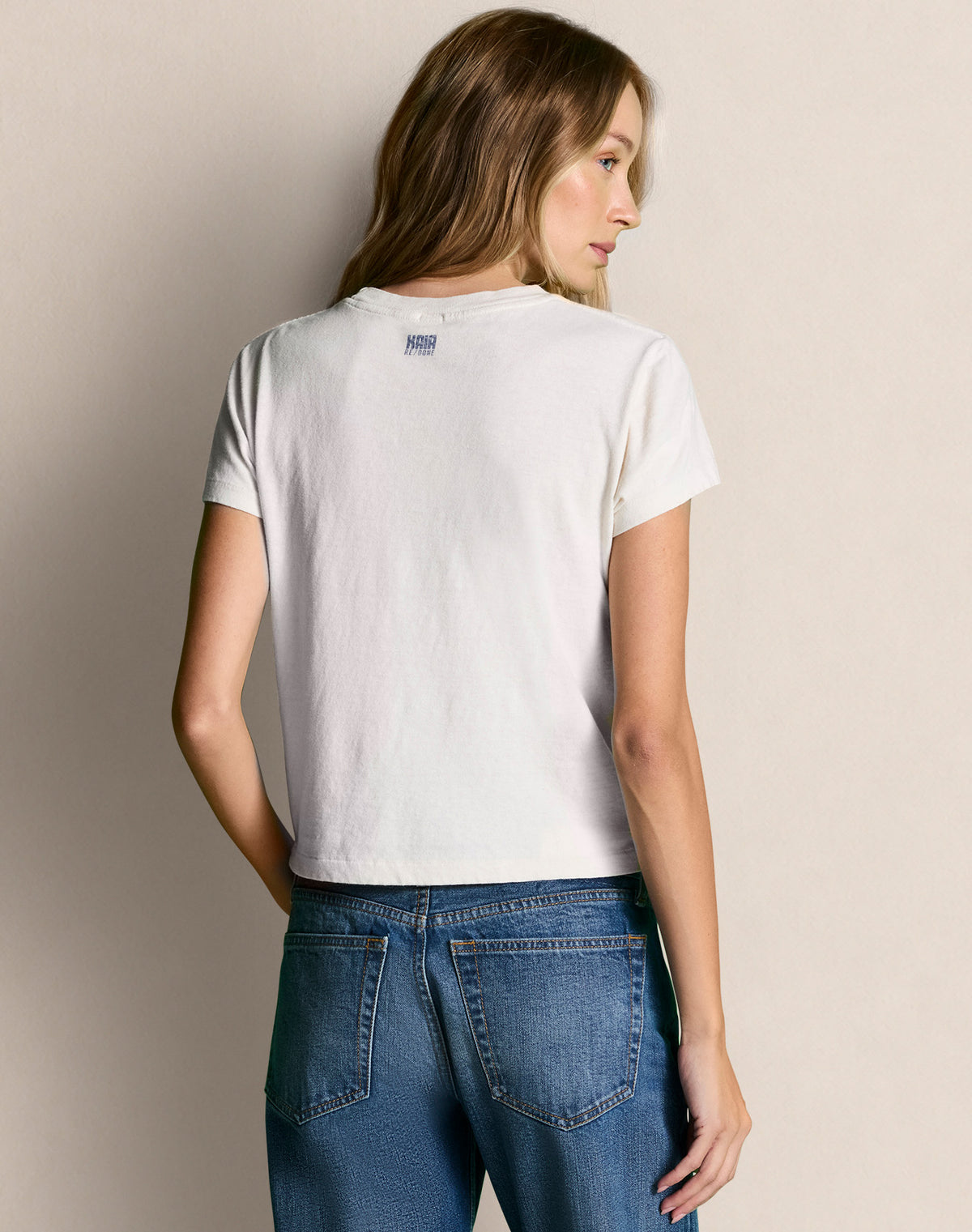 Classic Tee Check Out - Parchment