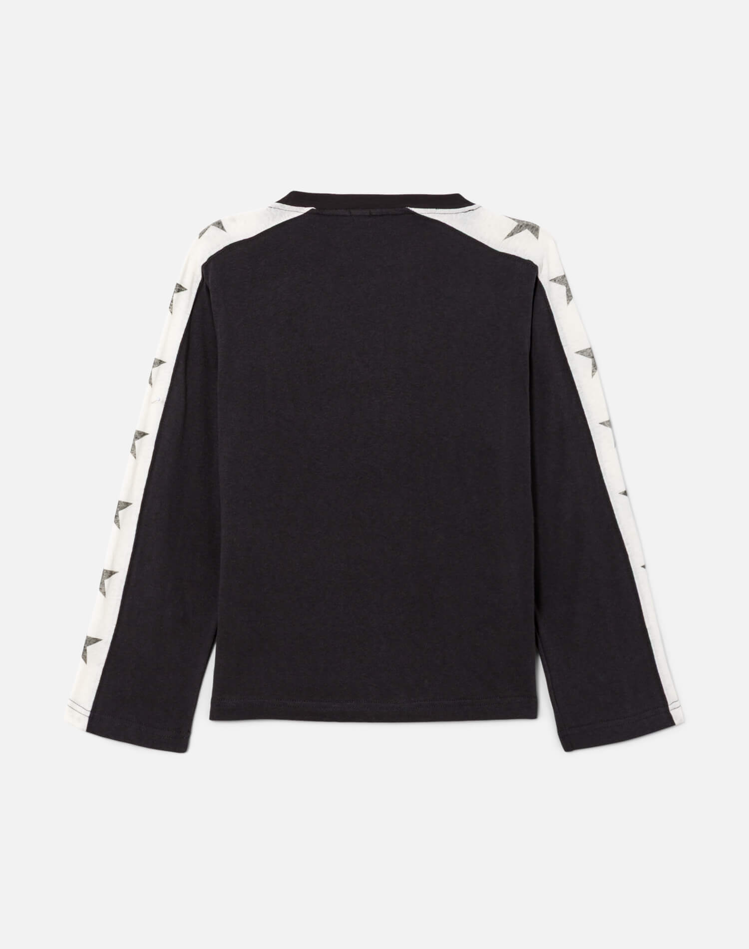 Star Contrast Long Sleeve Jersey - Washed Black