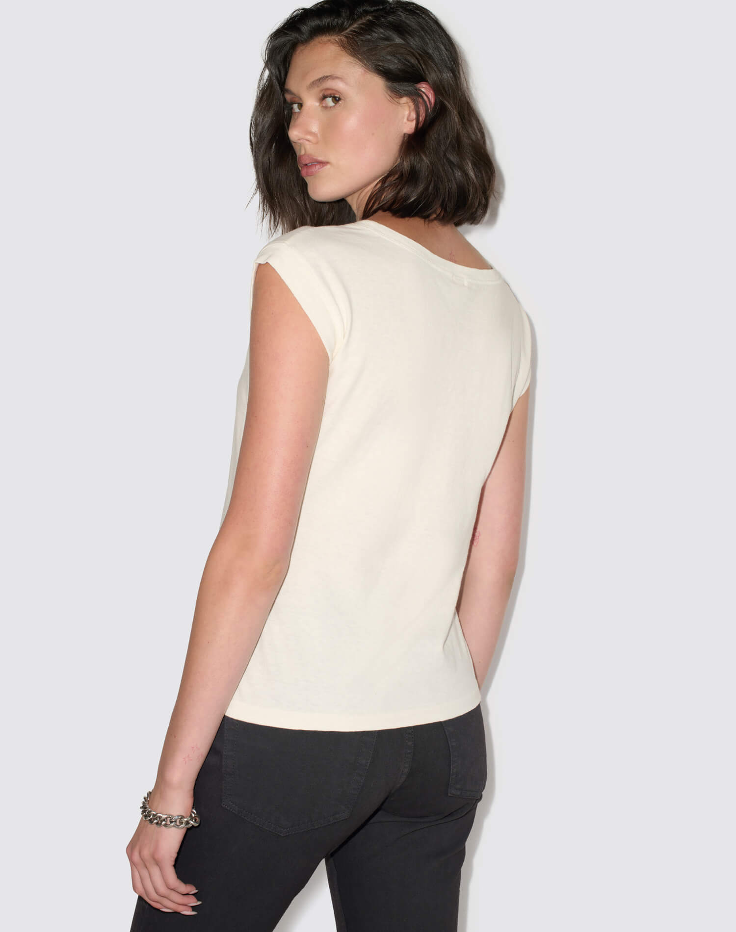 Freddie Tee Eat Your Heart - Vintage White
