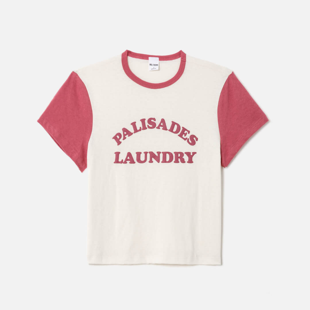 Jagger Boxy Jersey Palisades - Vintage White Old Rose