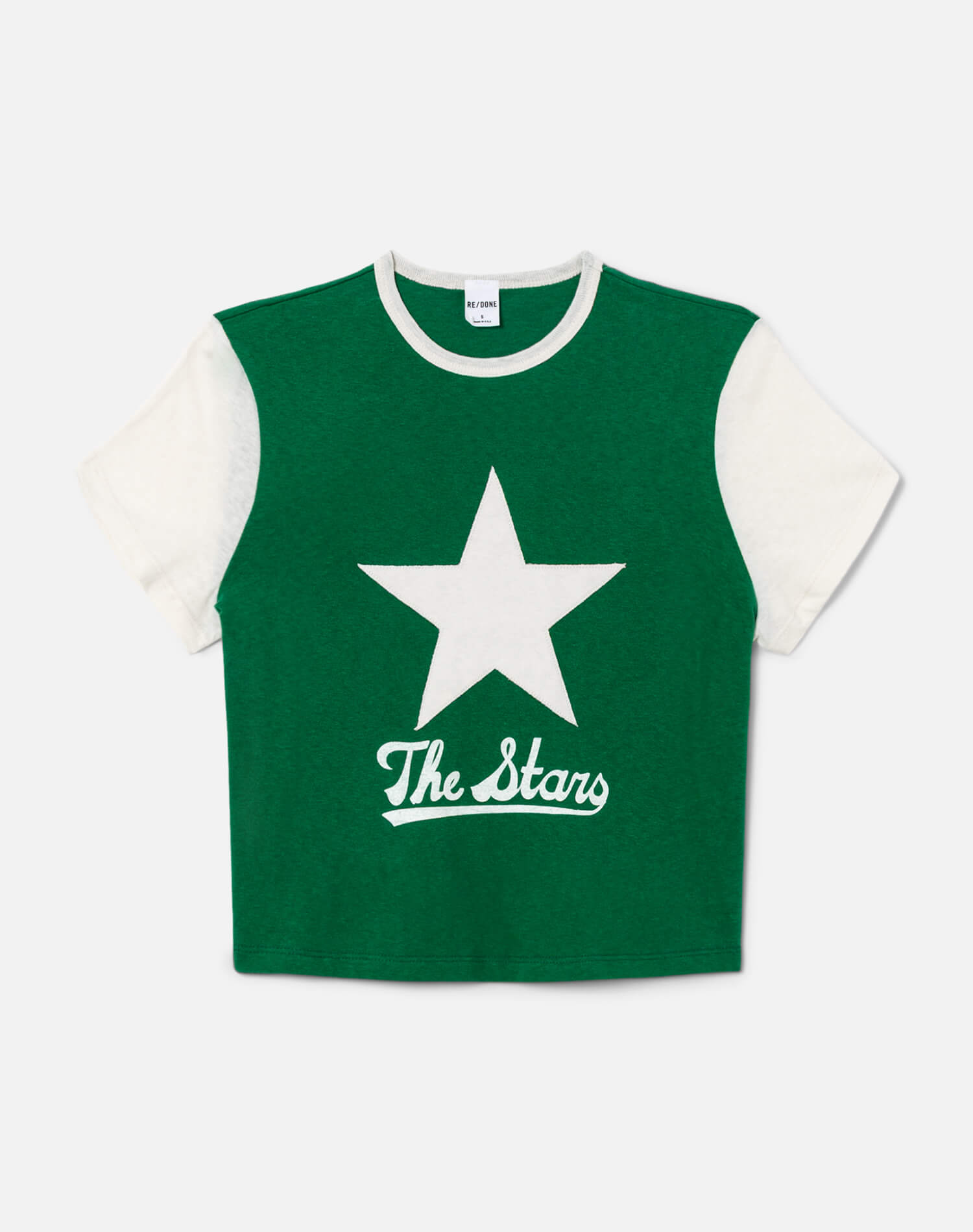 Jagger Boxy Jersey "The Stars" - Emerald/Vintage White