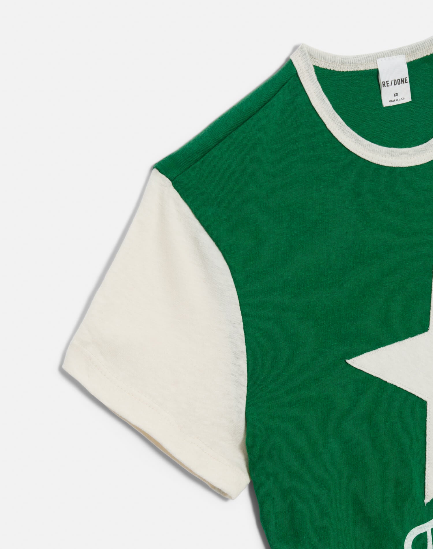 Jagger Boxy Jersey "The Stars" - Emerald/Vintage White