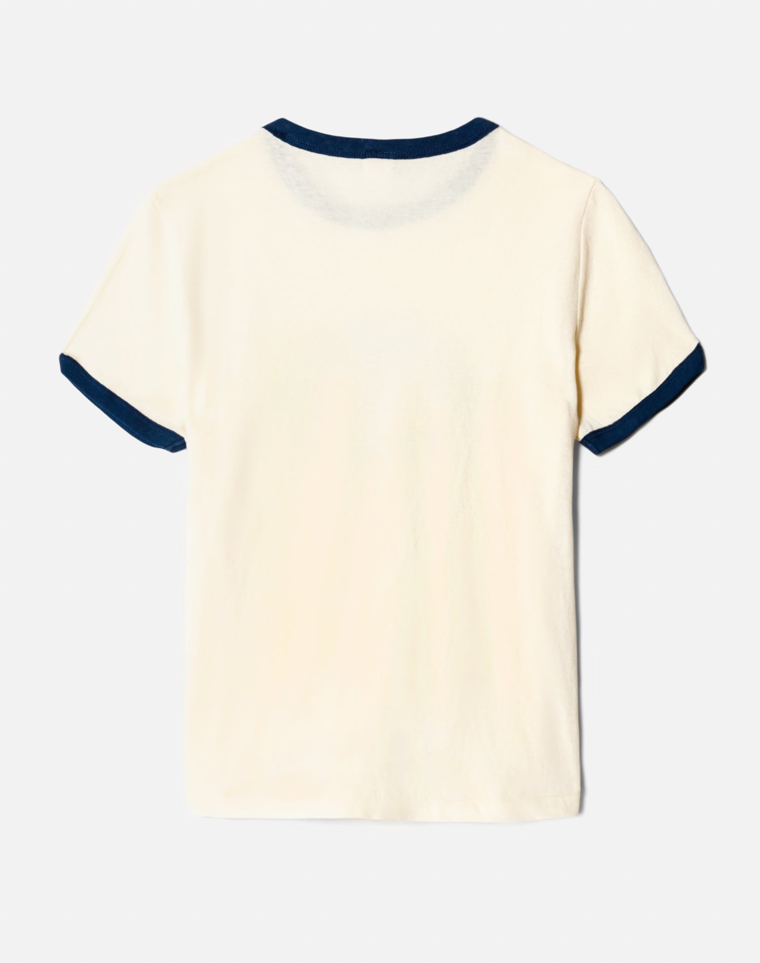 Ringer "Dirty Shirley" Tee - Vintage Ivory With Midnight