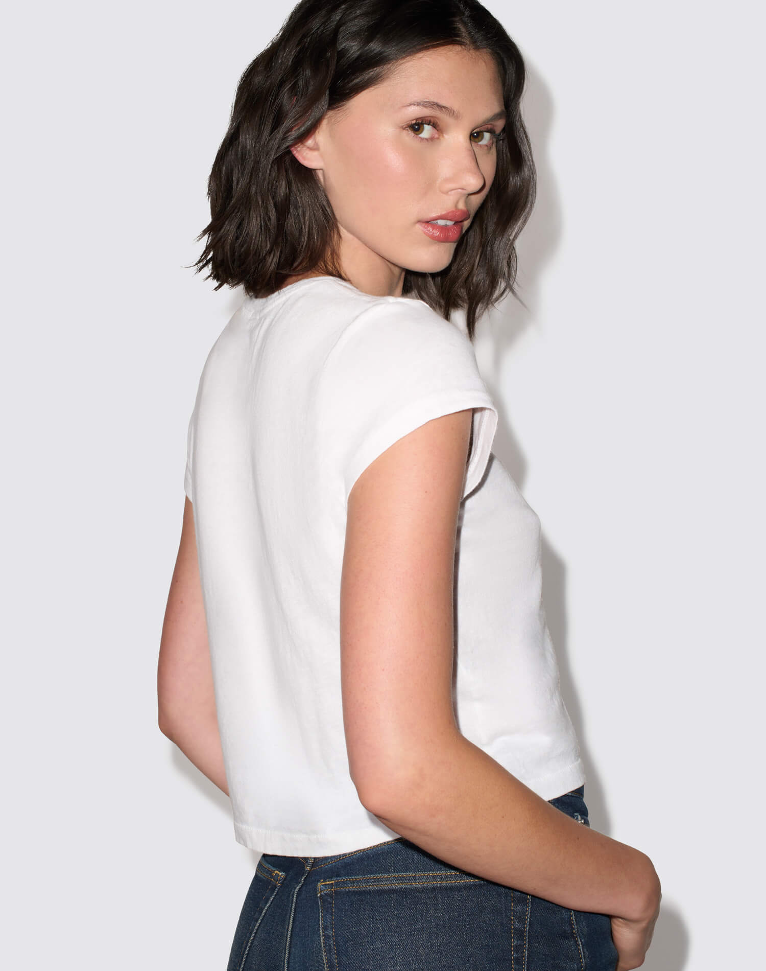 Hanes 1950s Boxy Tee - Optic White