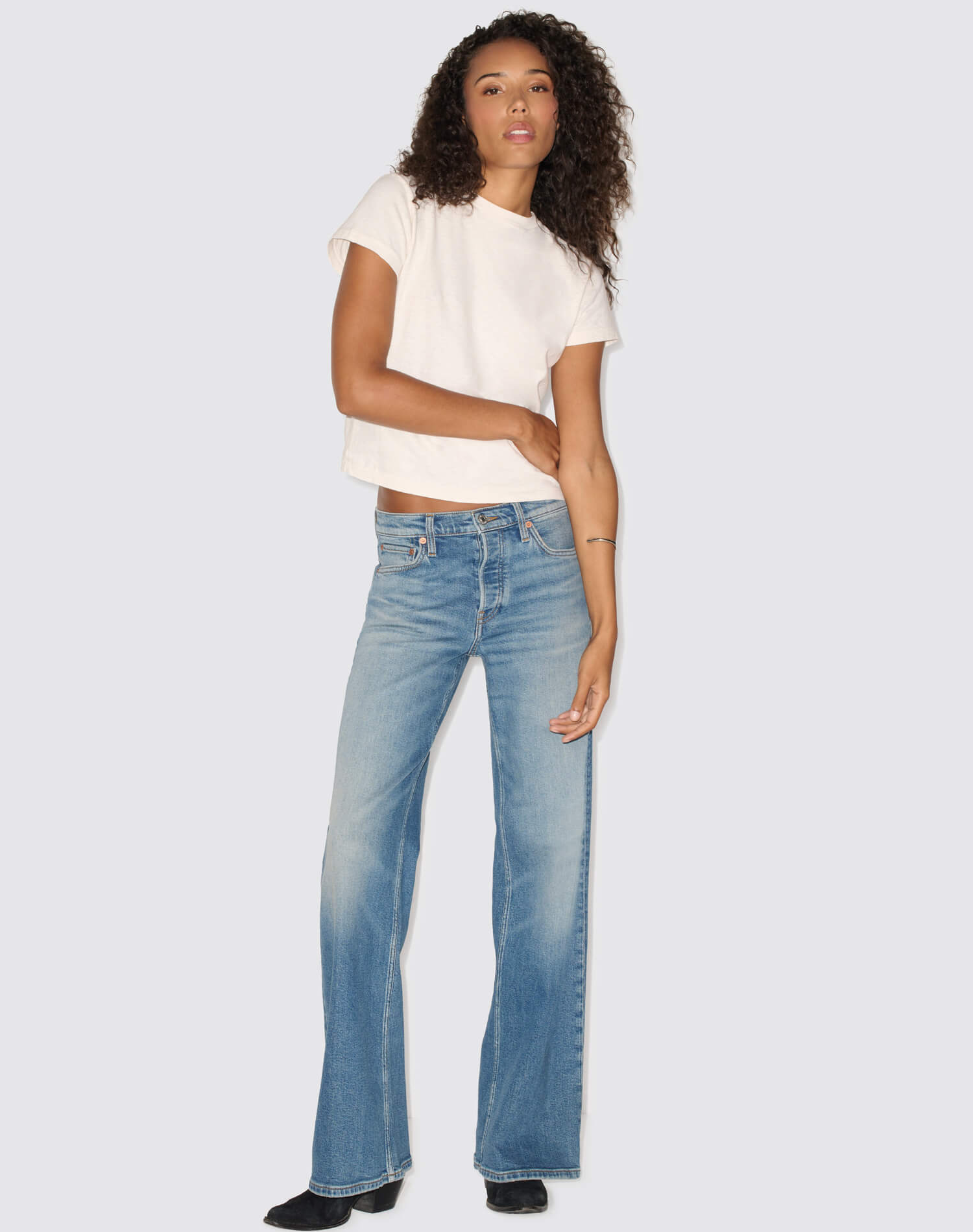 Hanes Classic Tee - Vintage White