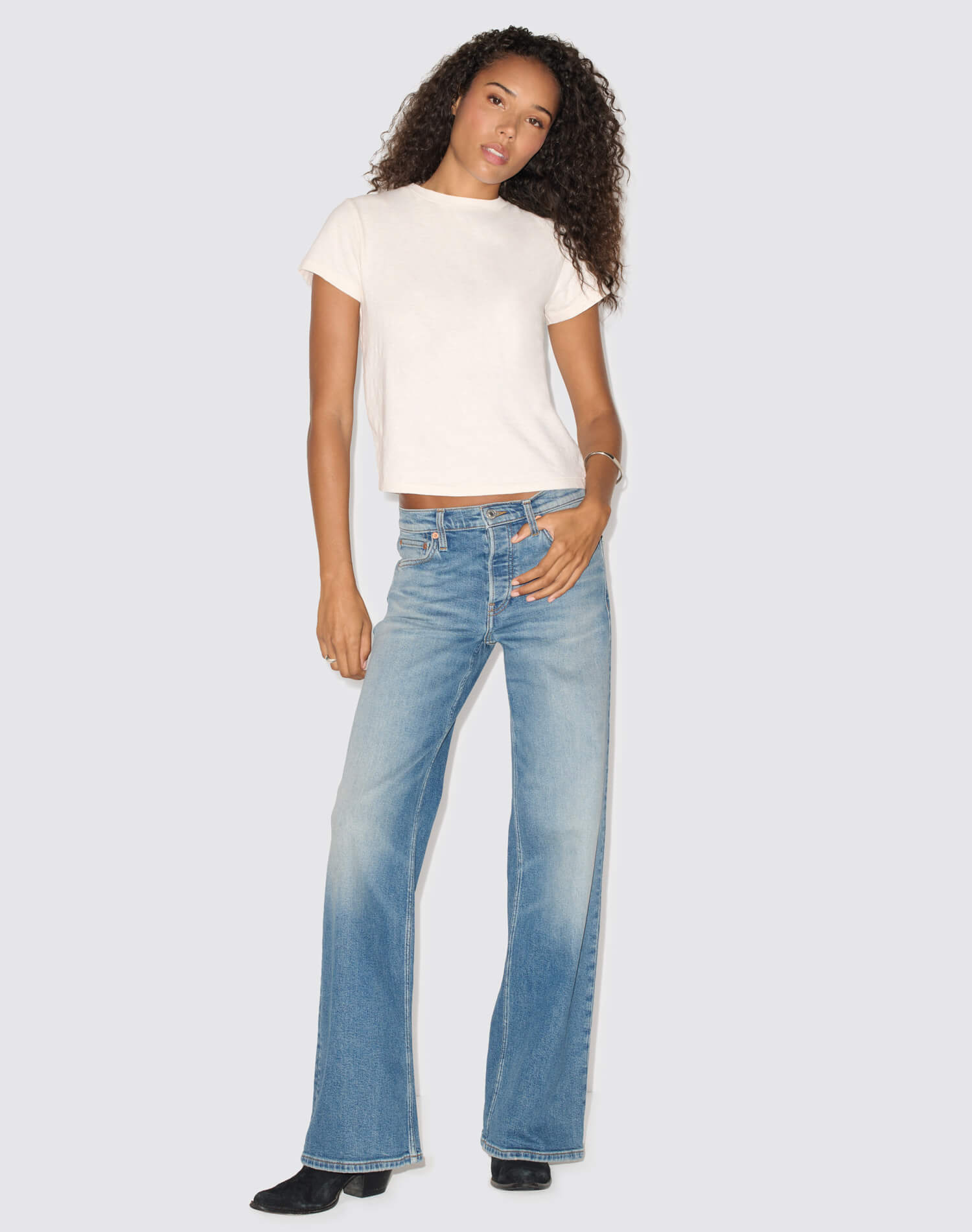 Hanes Classic Tee - Vintage White