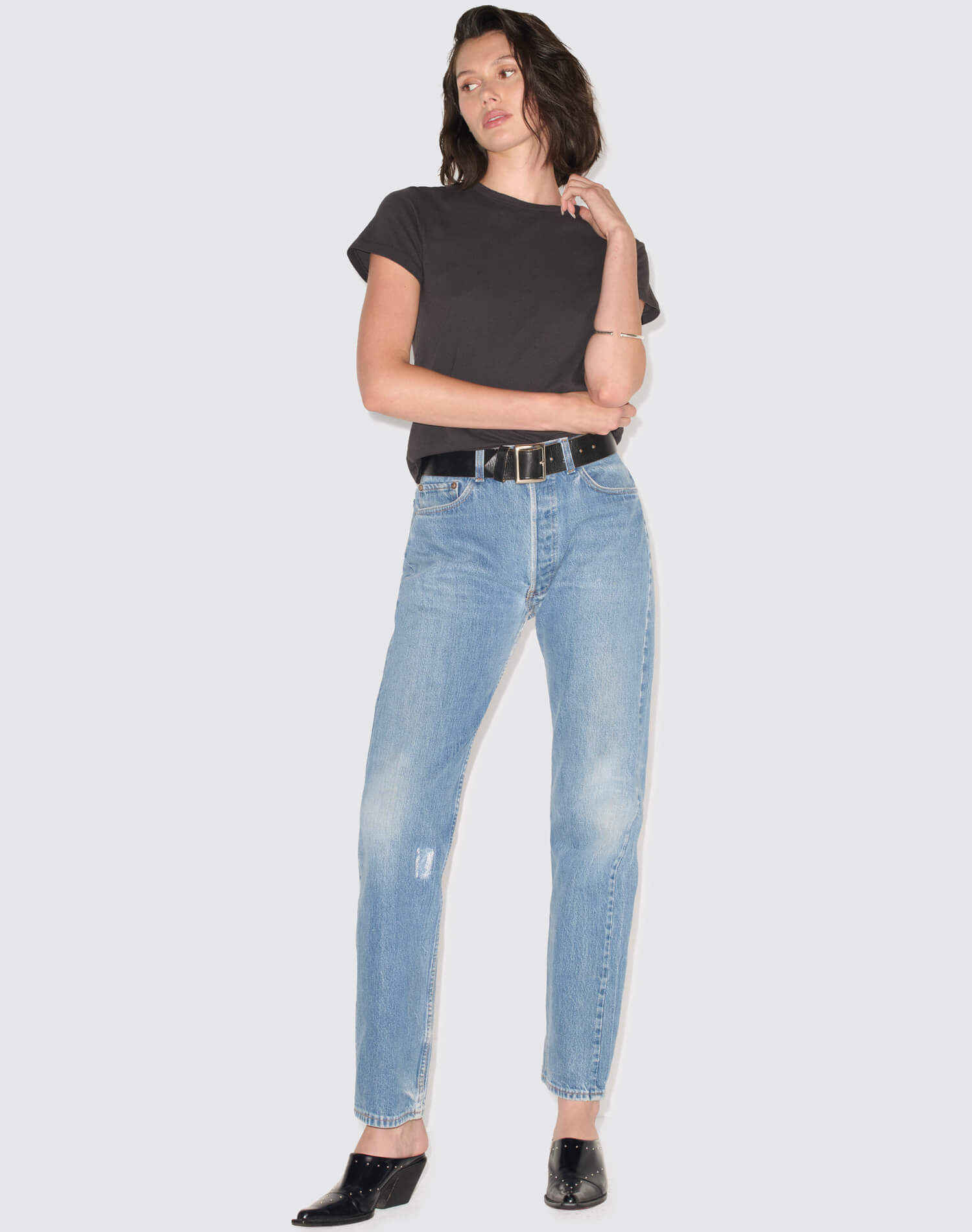 Hanes Classic Tee - Washed Black
