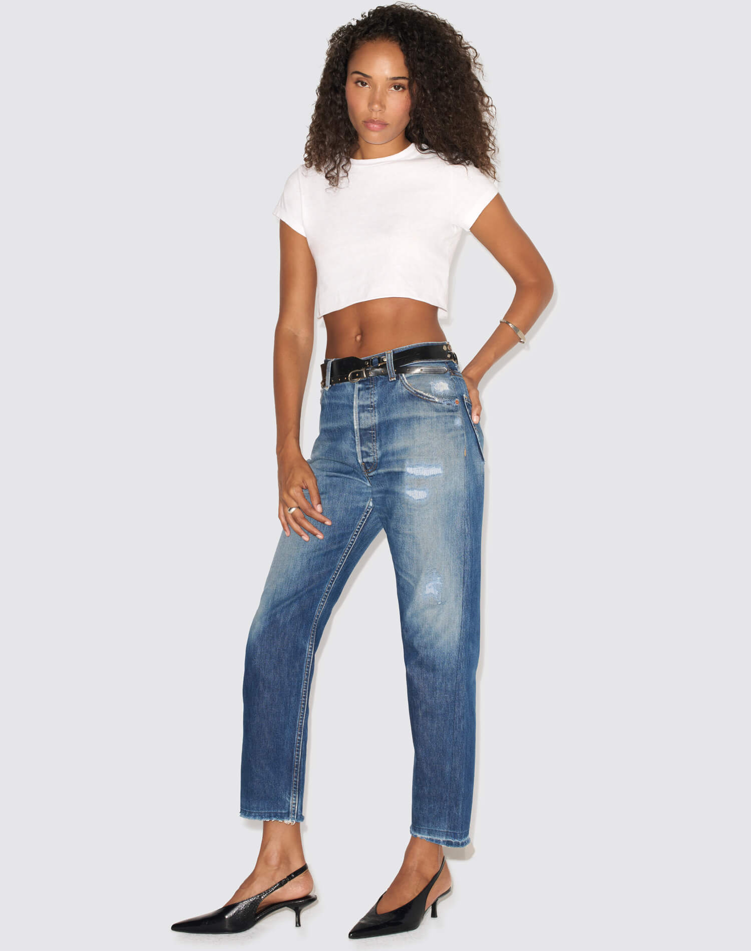 Hanes 1960s Slim Tee - Optic White