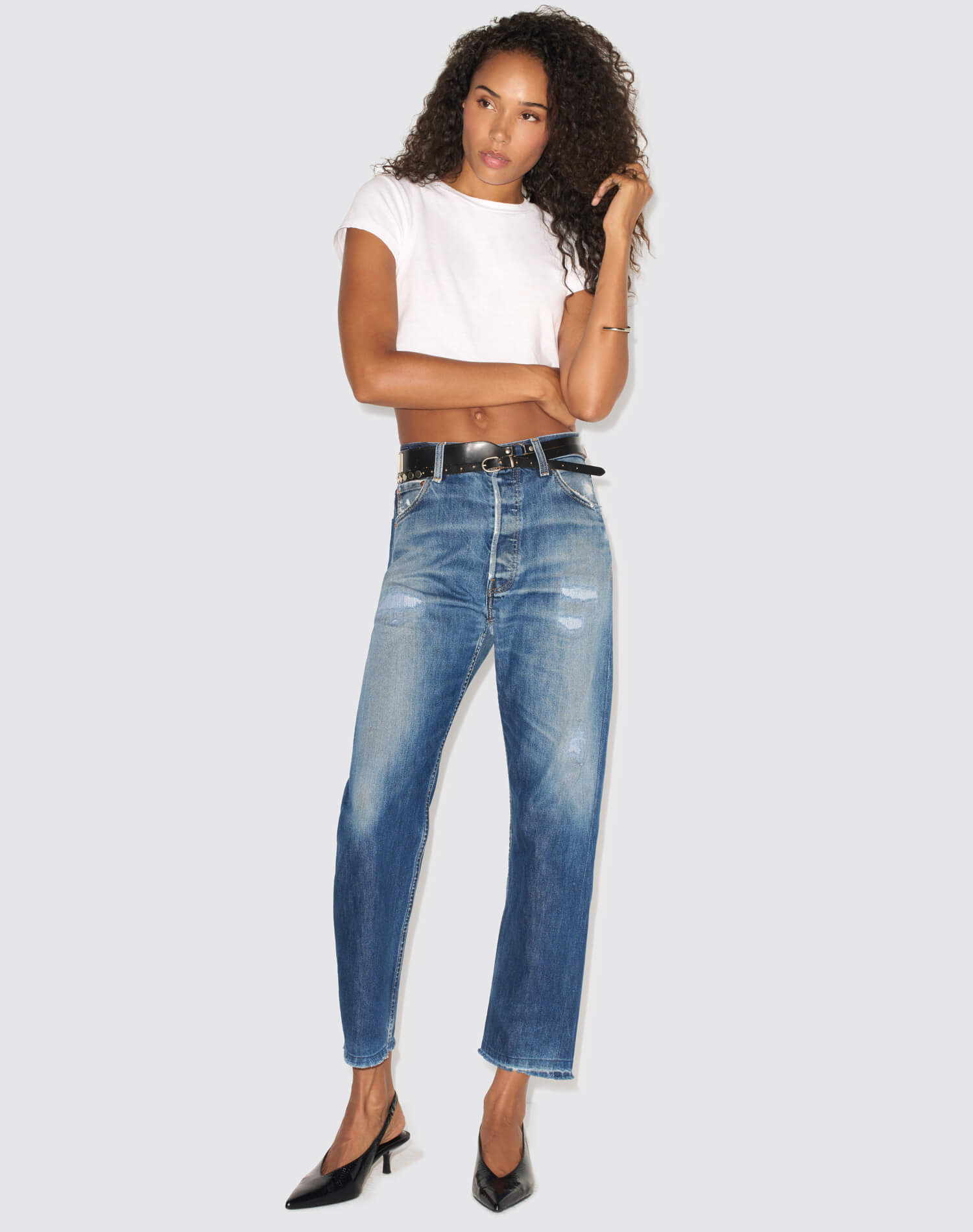 Hanes 1960s Slim Tee - Optic White