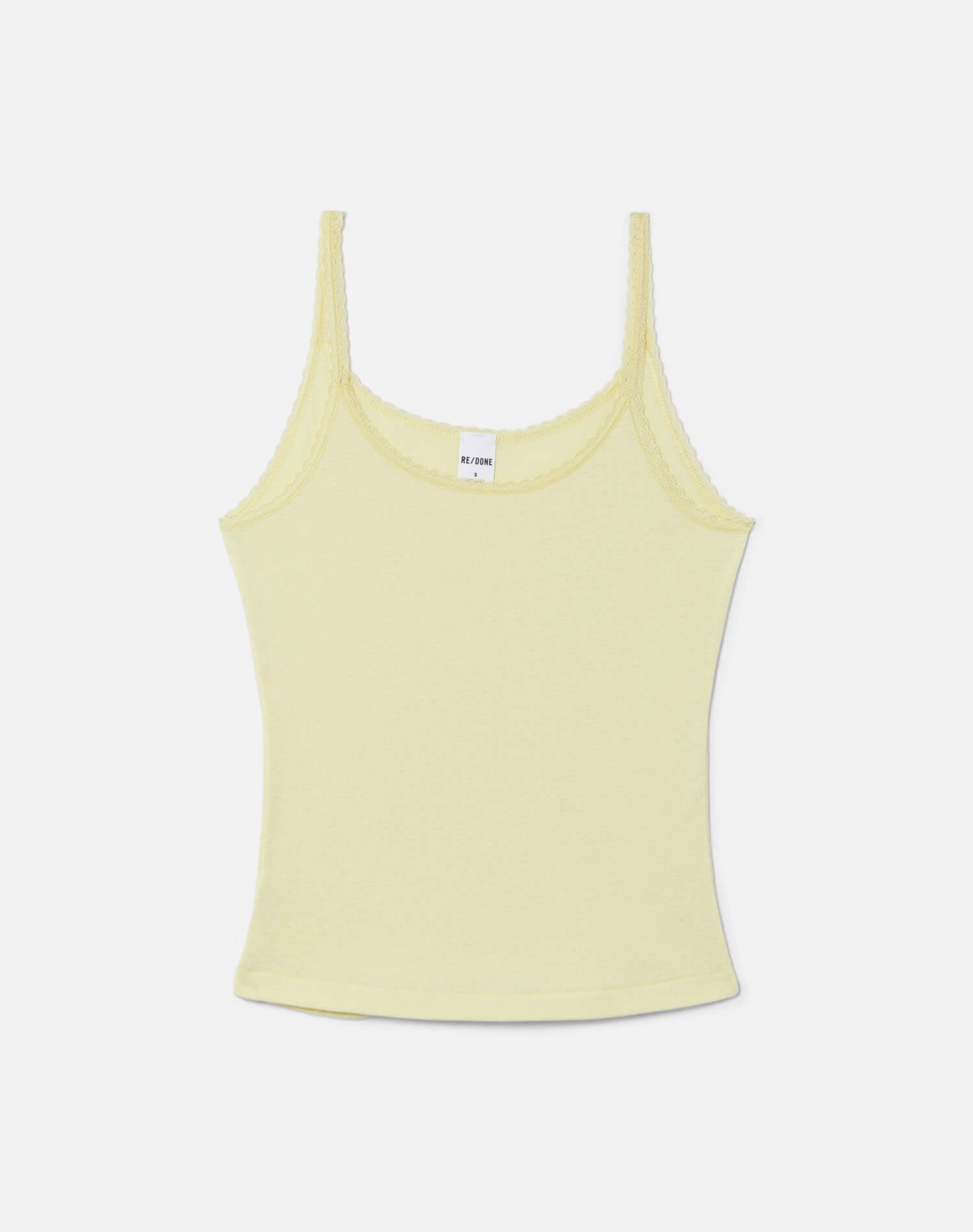Lace Strap Tank - Limeade