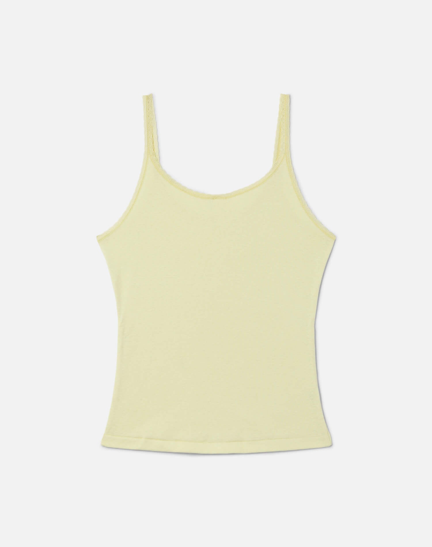 Lace Strap Tank - Limeade