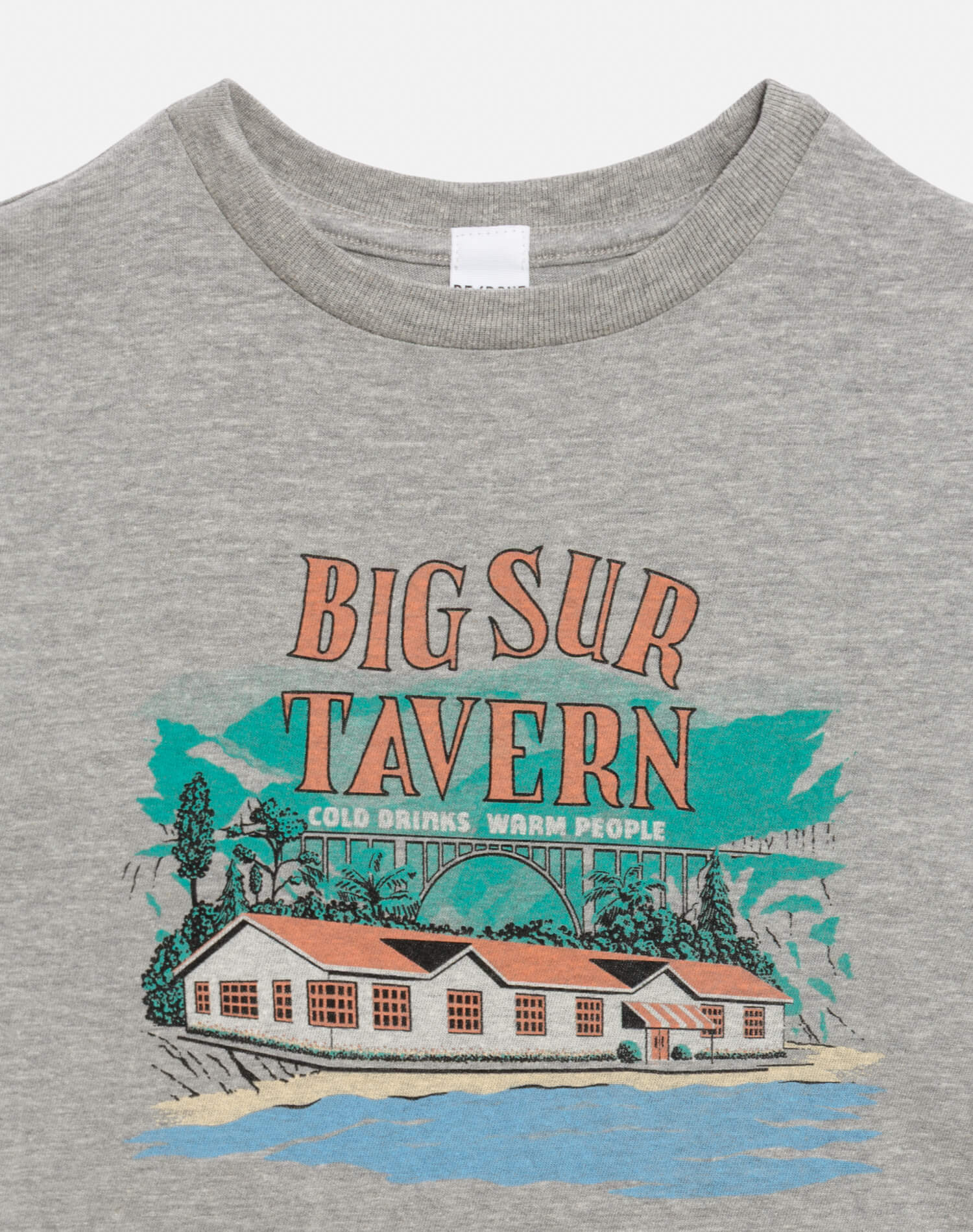 Classic "Big Sur" Tee - Heather Grey