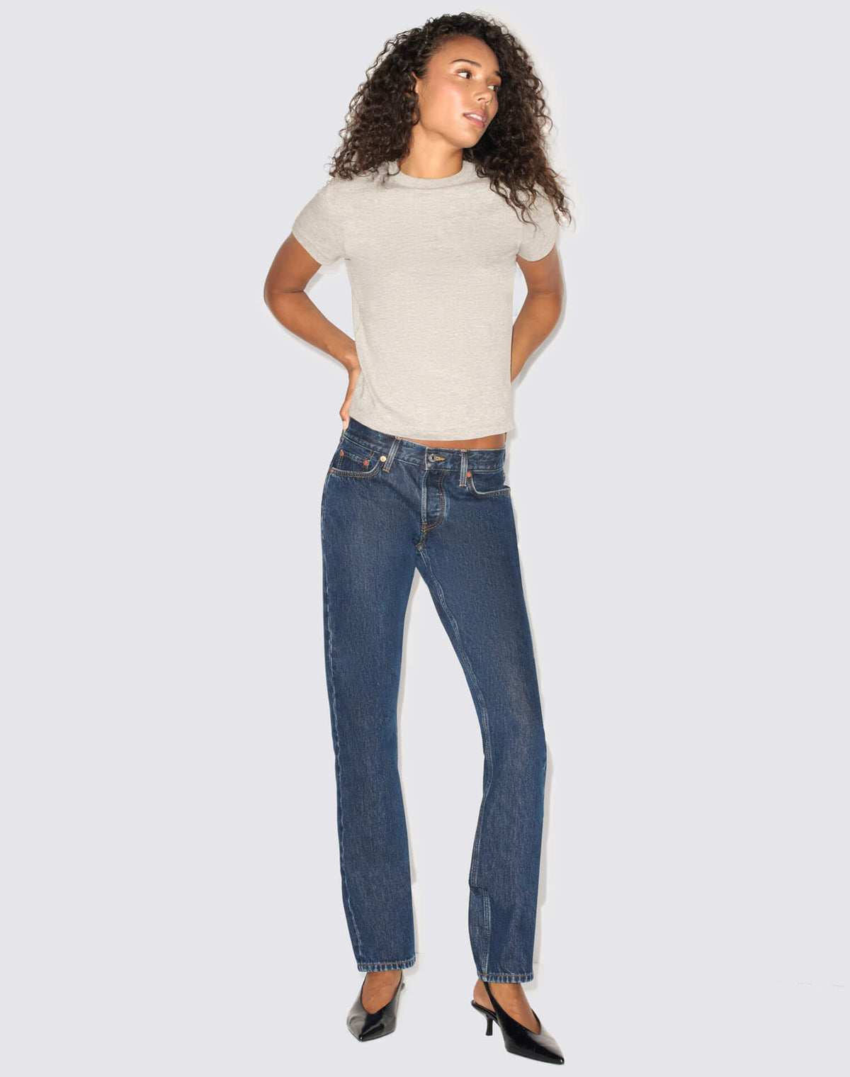 Hanes Classic Tee - Heather Grey